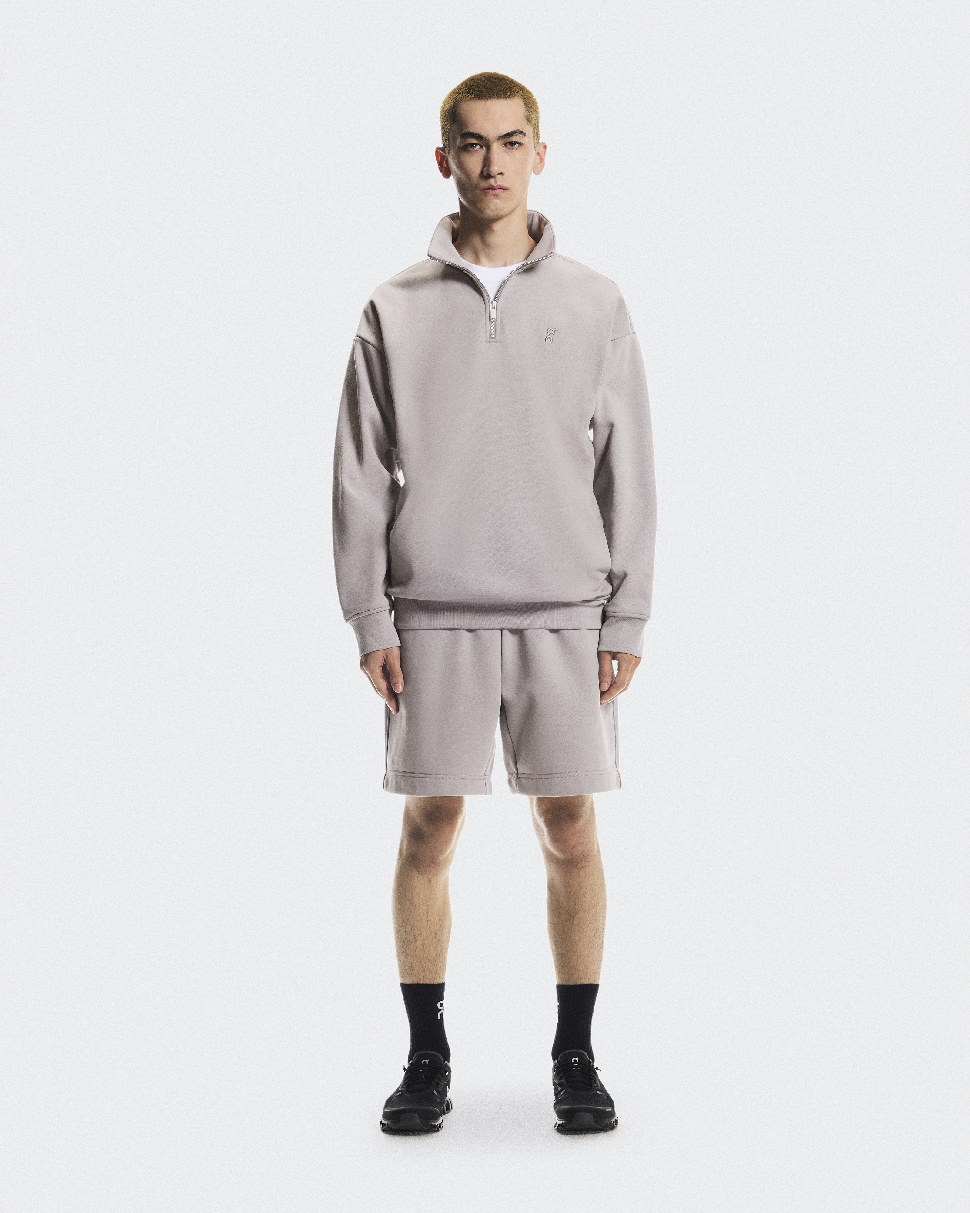 Men's Club Collective 1/4 Zip | Grey | On Netherlands