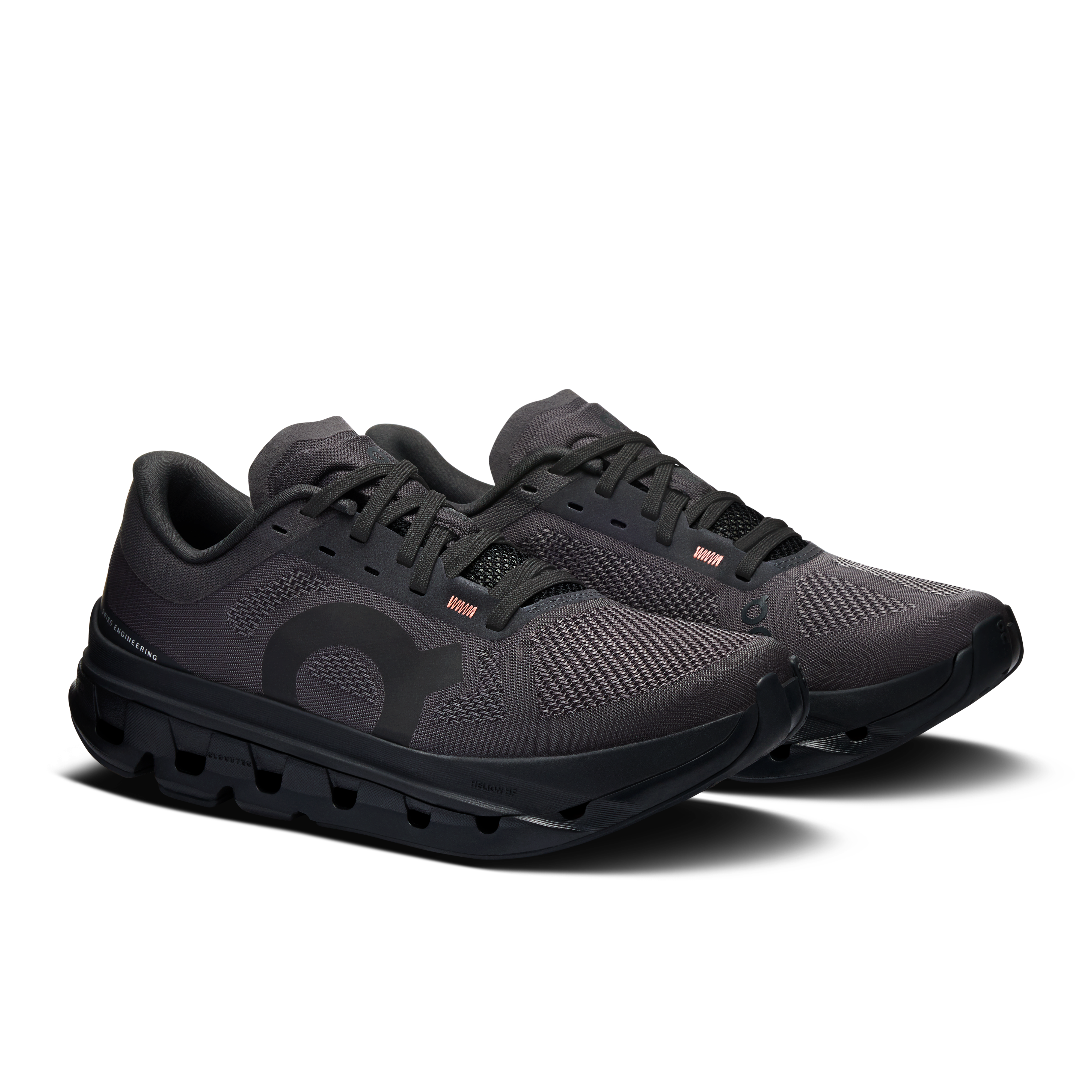 On Cloudflow 5 Black & Black ウィメンズ ロードランニング シューズ