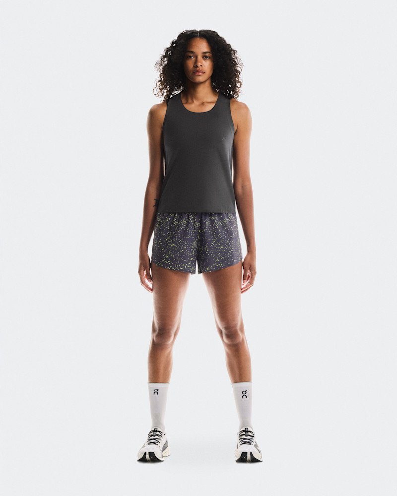 On Women's Race Singlet in Iron, Size: XS, Polyester