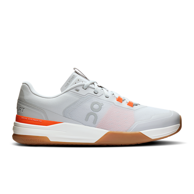 On Men's THE ROGER Advantage Pro Tennis Shoe in Glacier/White, Size: 14, Recycled Polyester