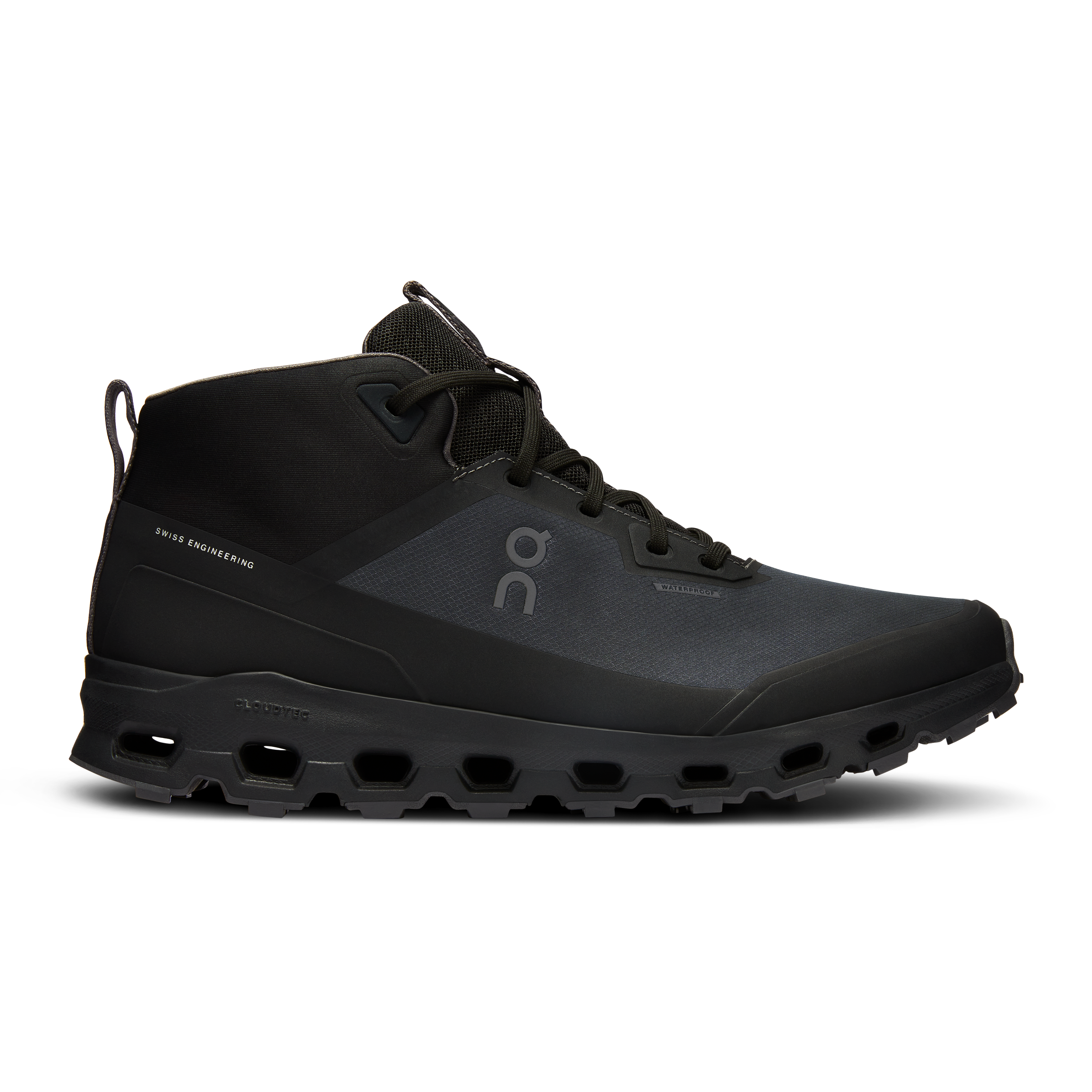 Fashion black hiking trainers