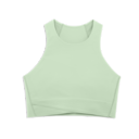 Race Crop Shirt in Moss/Creek