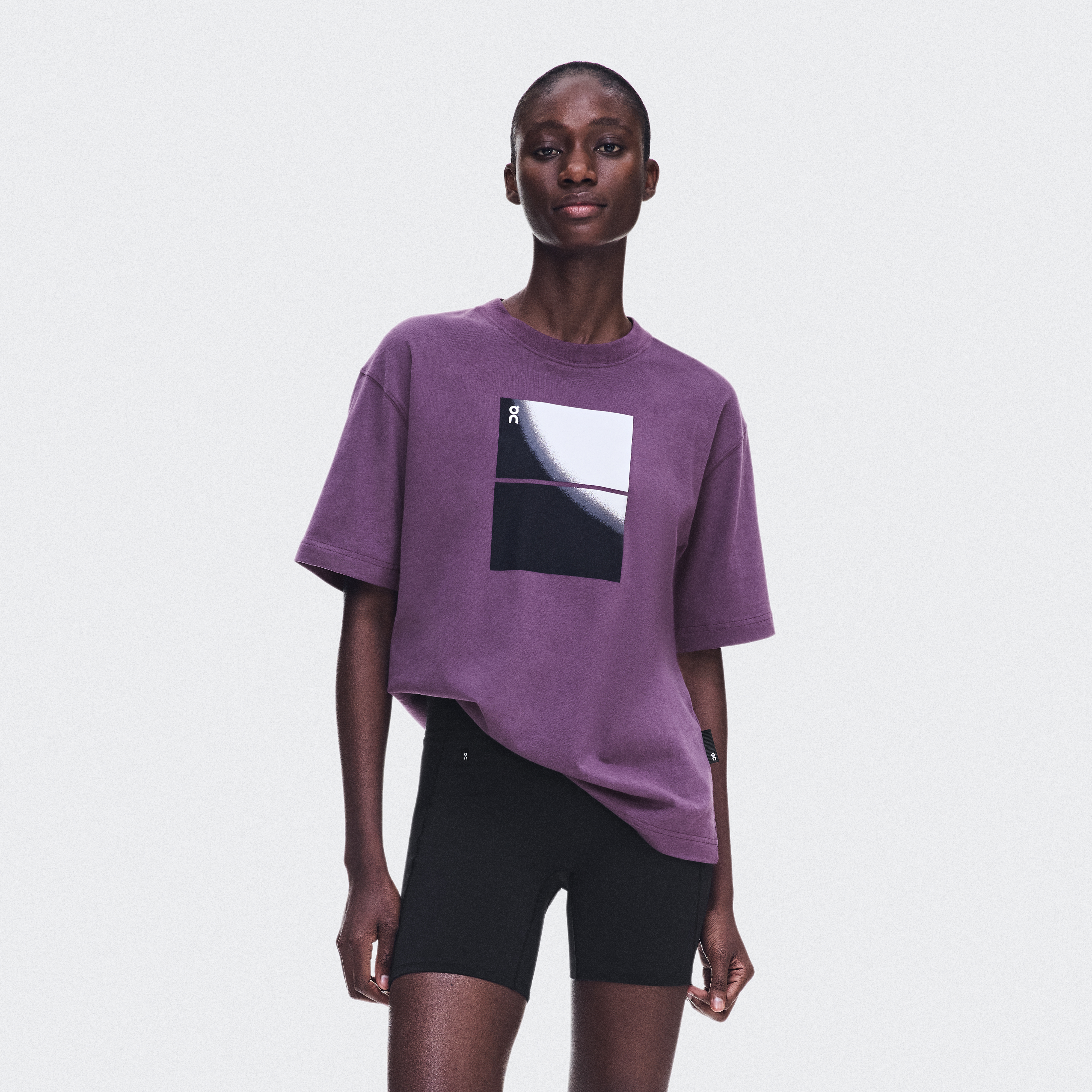 Club-T Swing Short-Sleeve Shirt in Cassis