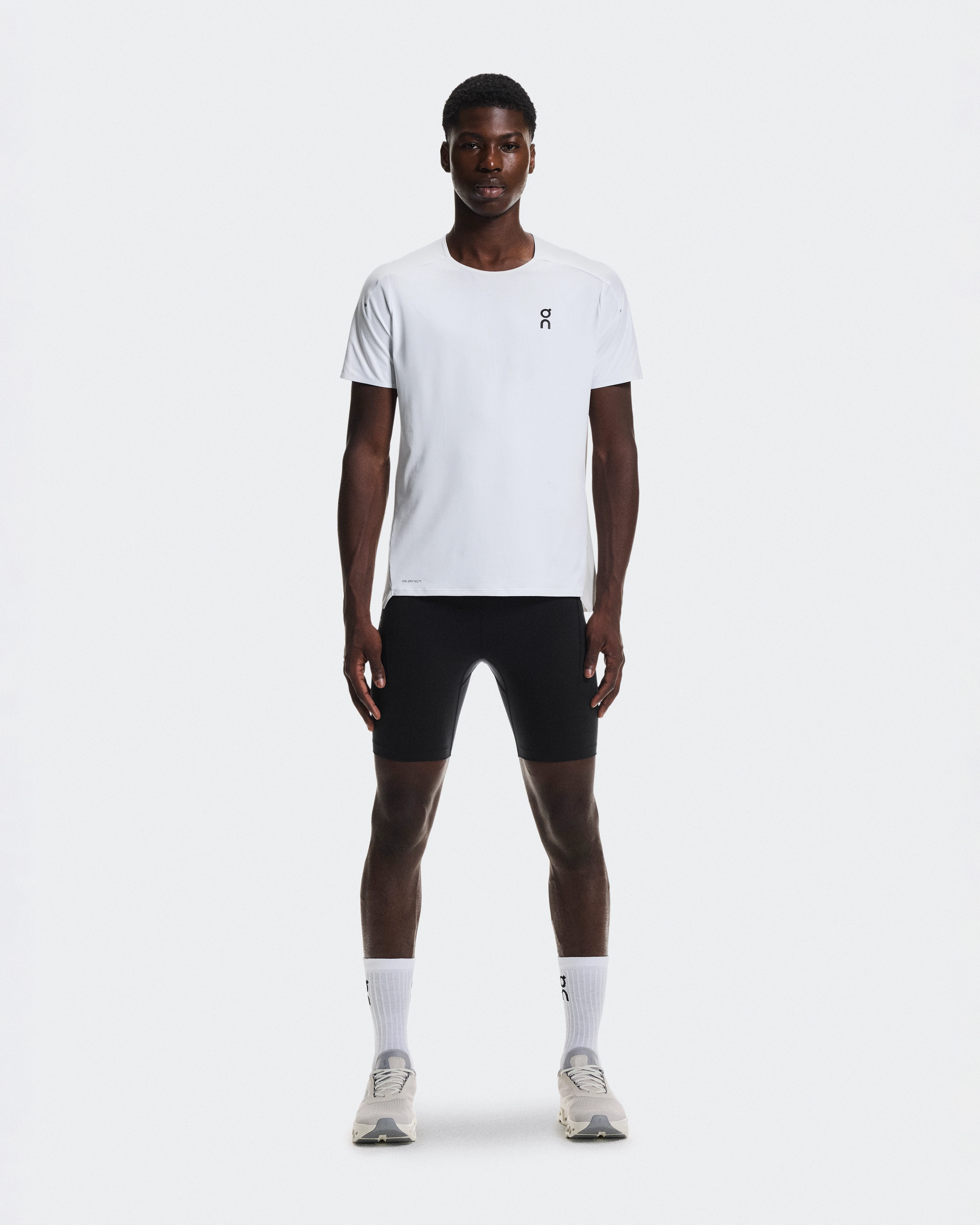 On 8" Performance Tights Black Men Tights