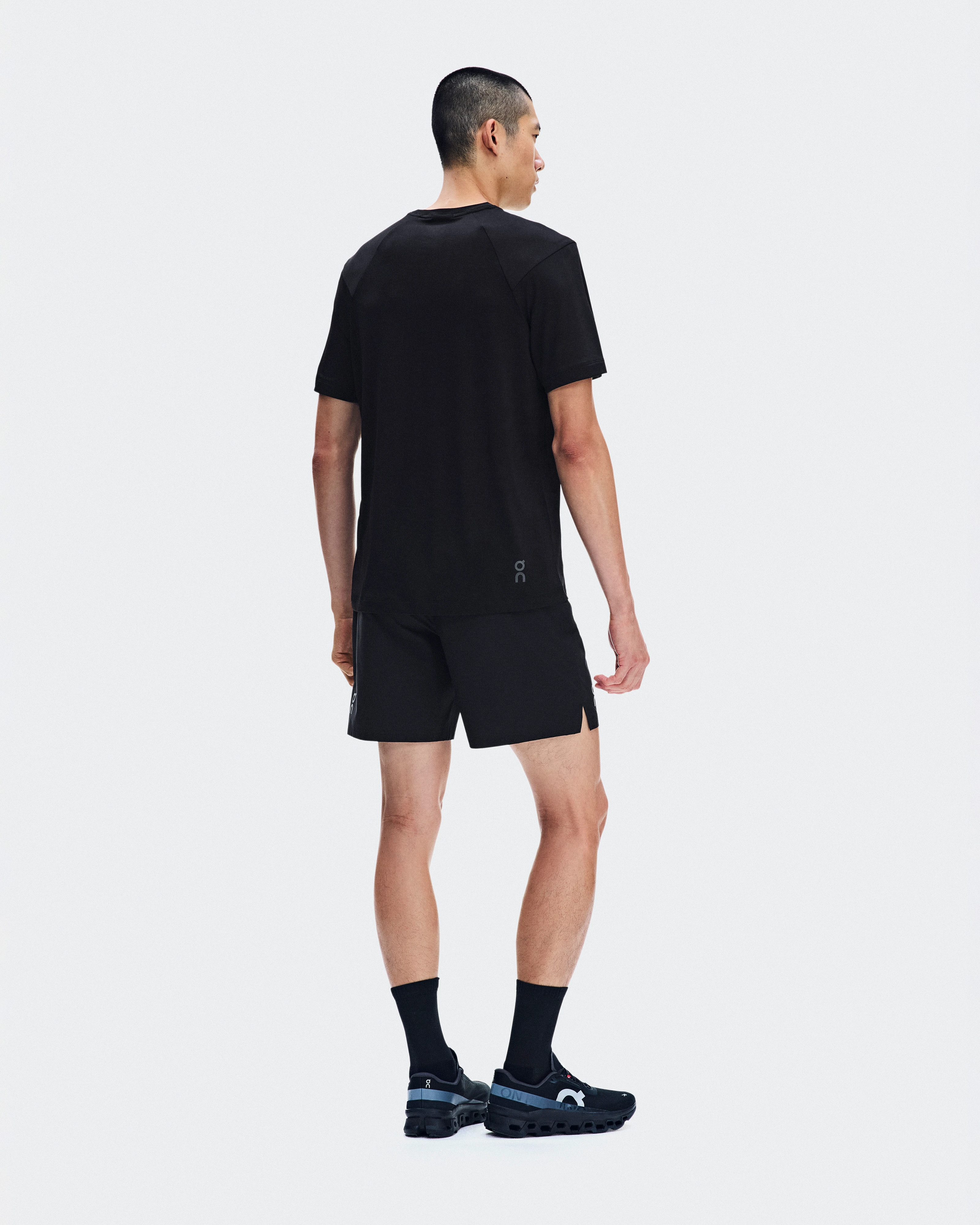 On Core-T Grid Black Hombre Camisetas