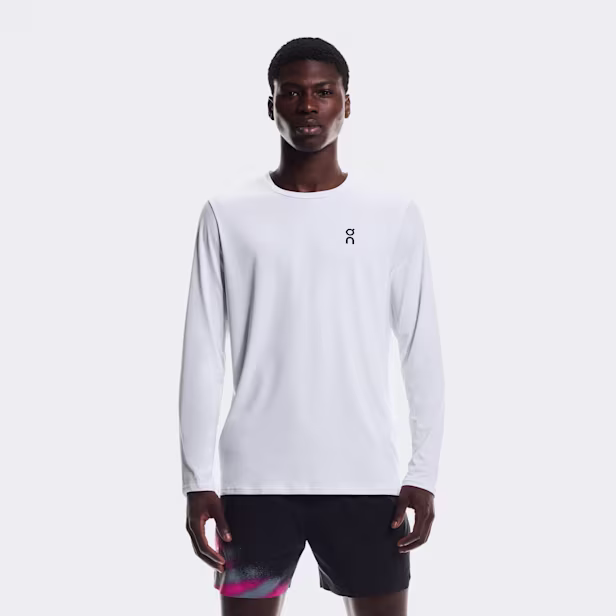 Court Long-T Long-Sleeve Shirt in All White