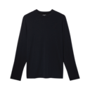 Focus Long-T Long-Sleeve Shirt in Black