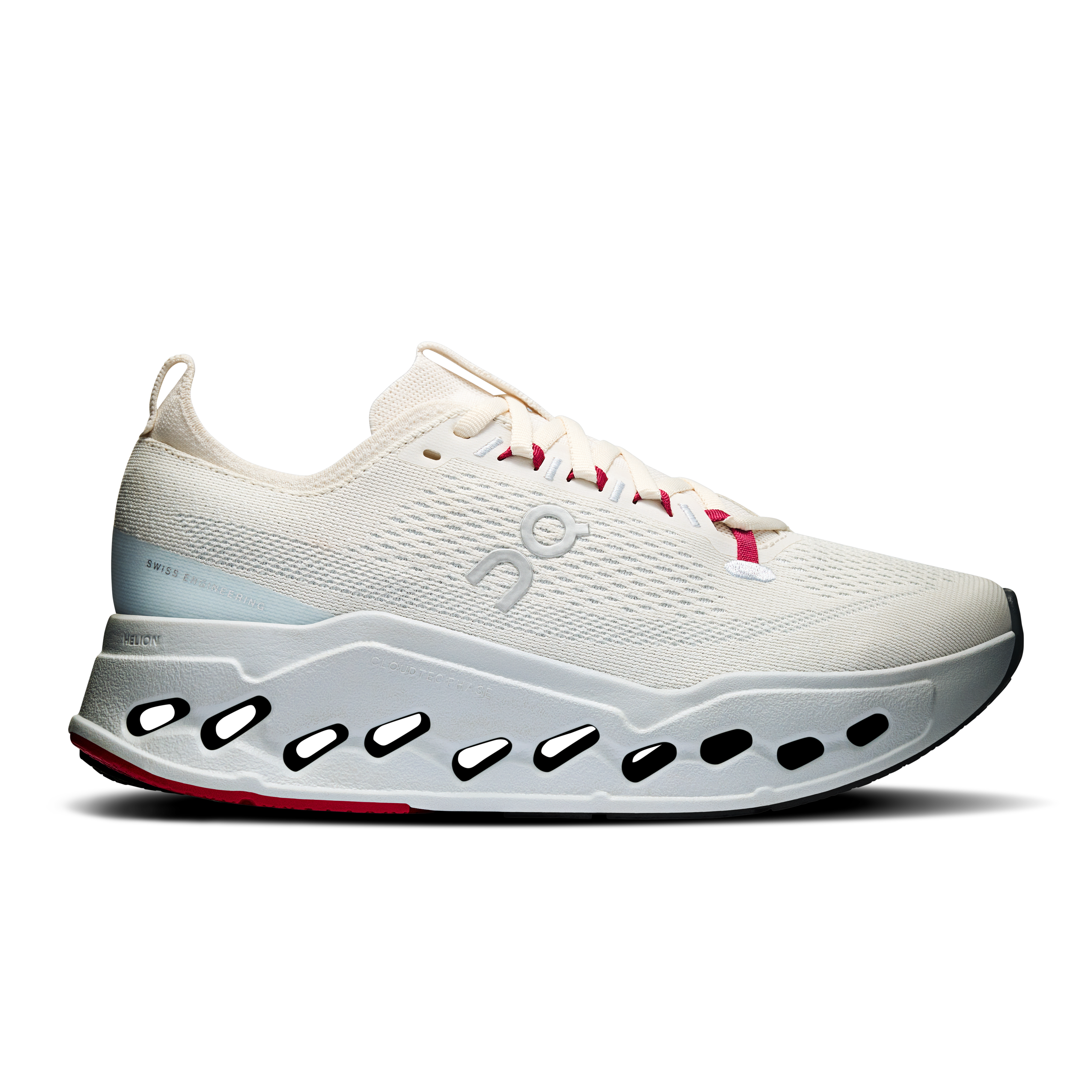 On Cloudsurfer Max Beige Blue Women Women – Everyday running, long runs Shoes