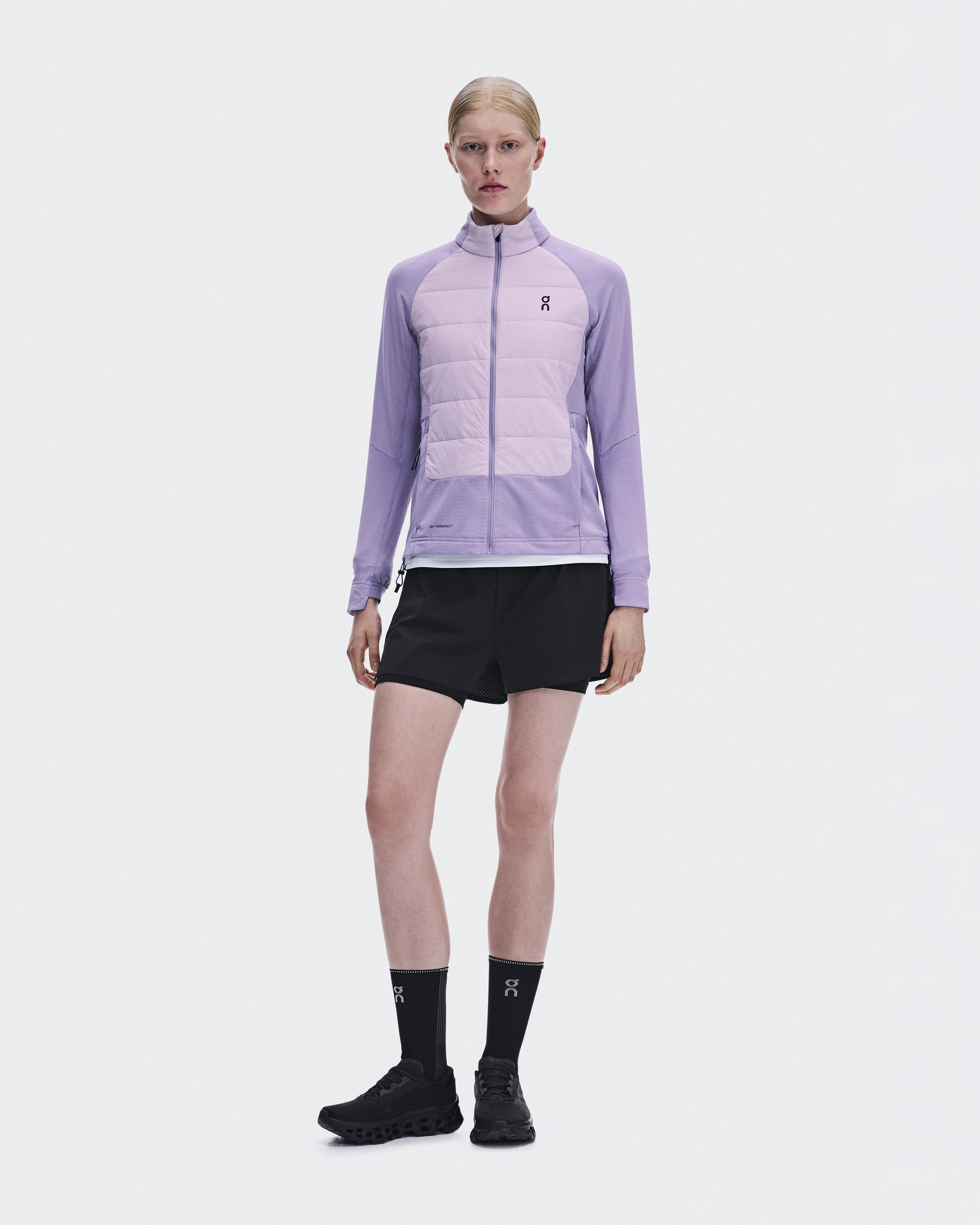 新品未使用＊TFW49 ピンク紫色 スポーツウェア レディース M ウィメンズ Weather Hybrid Jacket | パープル | On 日本