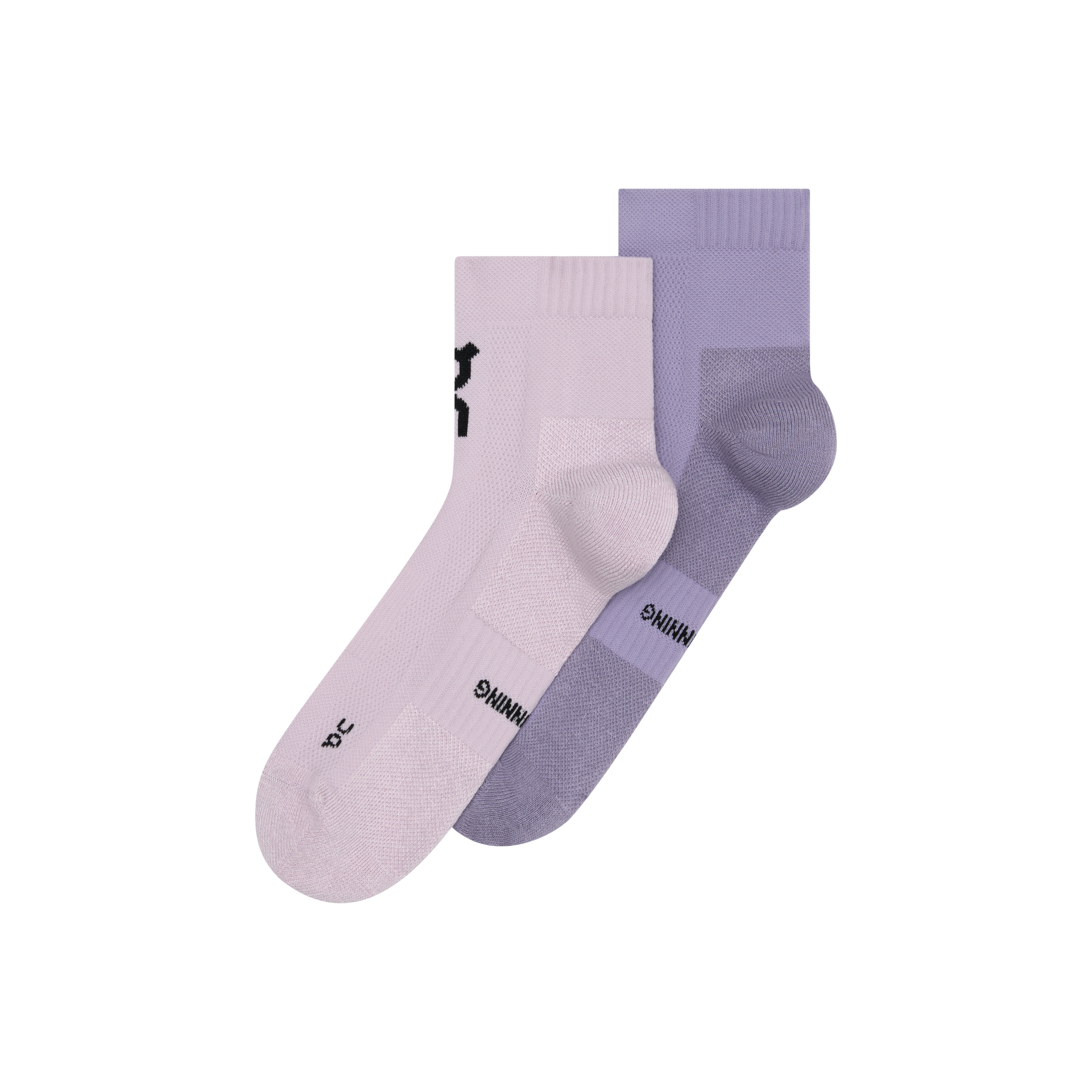 Core Run Sock Mid 2P in Foxglove/Mallow