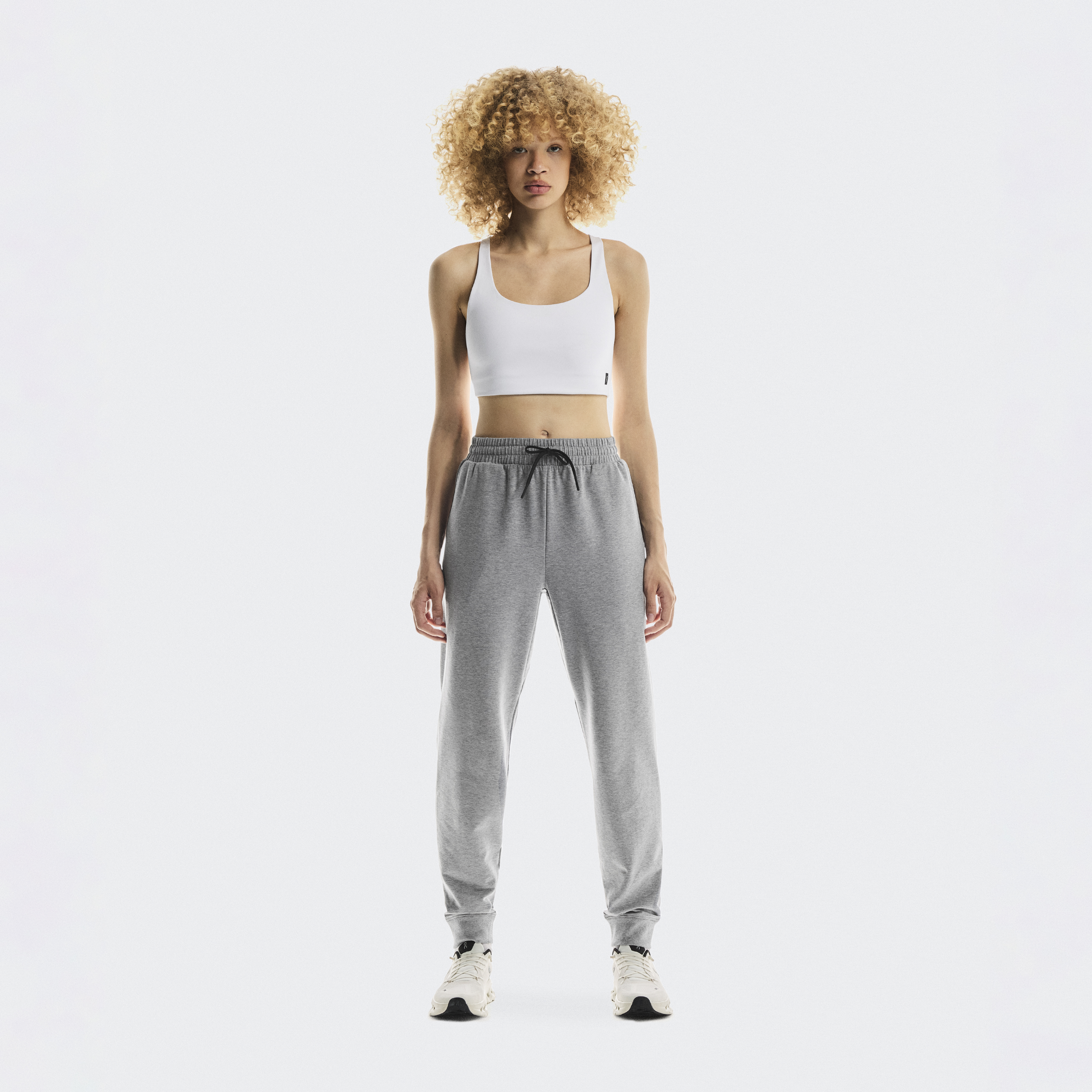 レッグウェア LOEWE LEGGING PALE GREY Logo leggings in grey - Loewe | Mytheresa