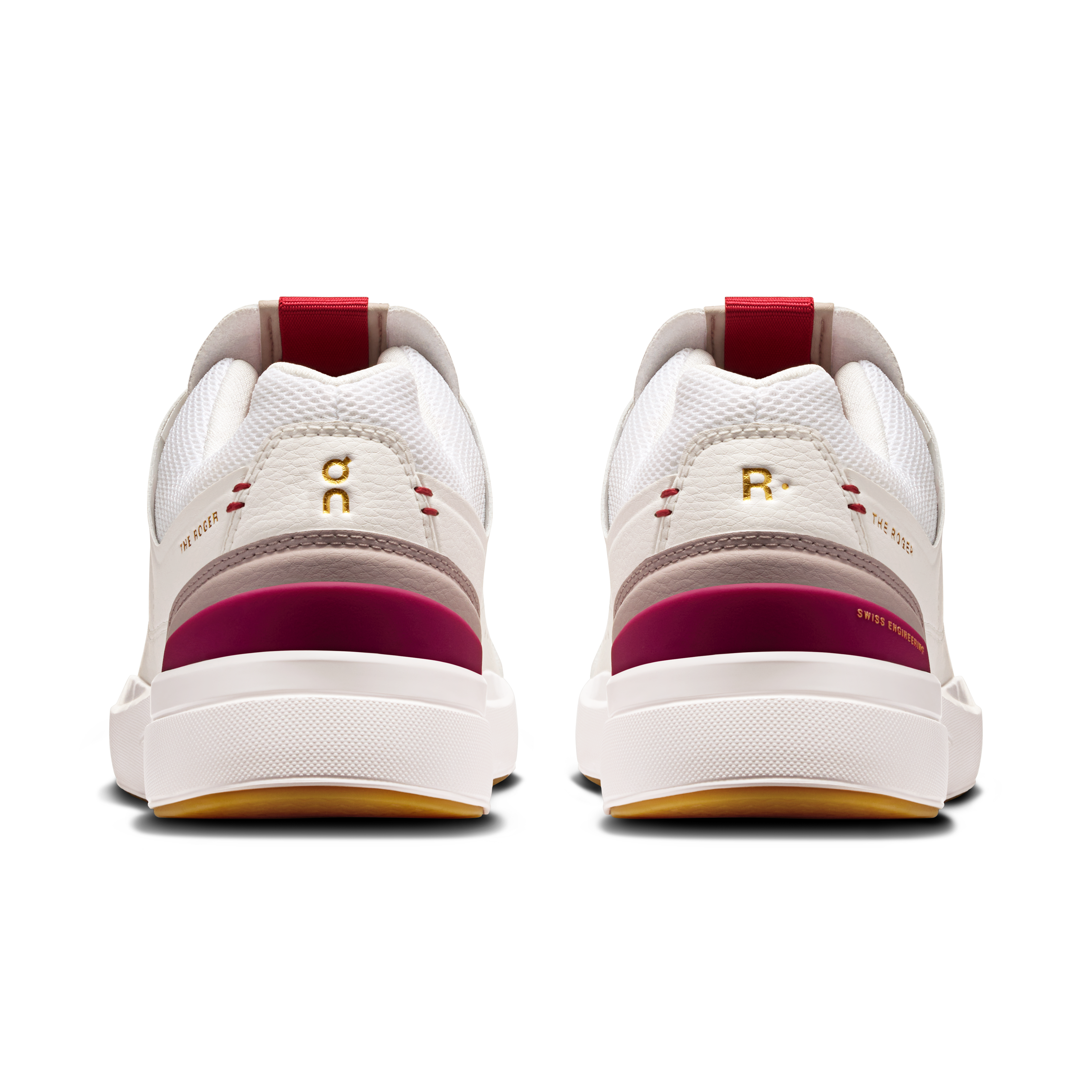 On THE ROGER Centre Court White & Grenadine Women Active life Shoes