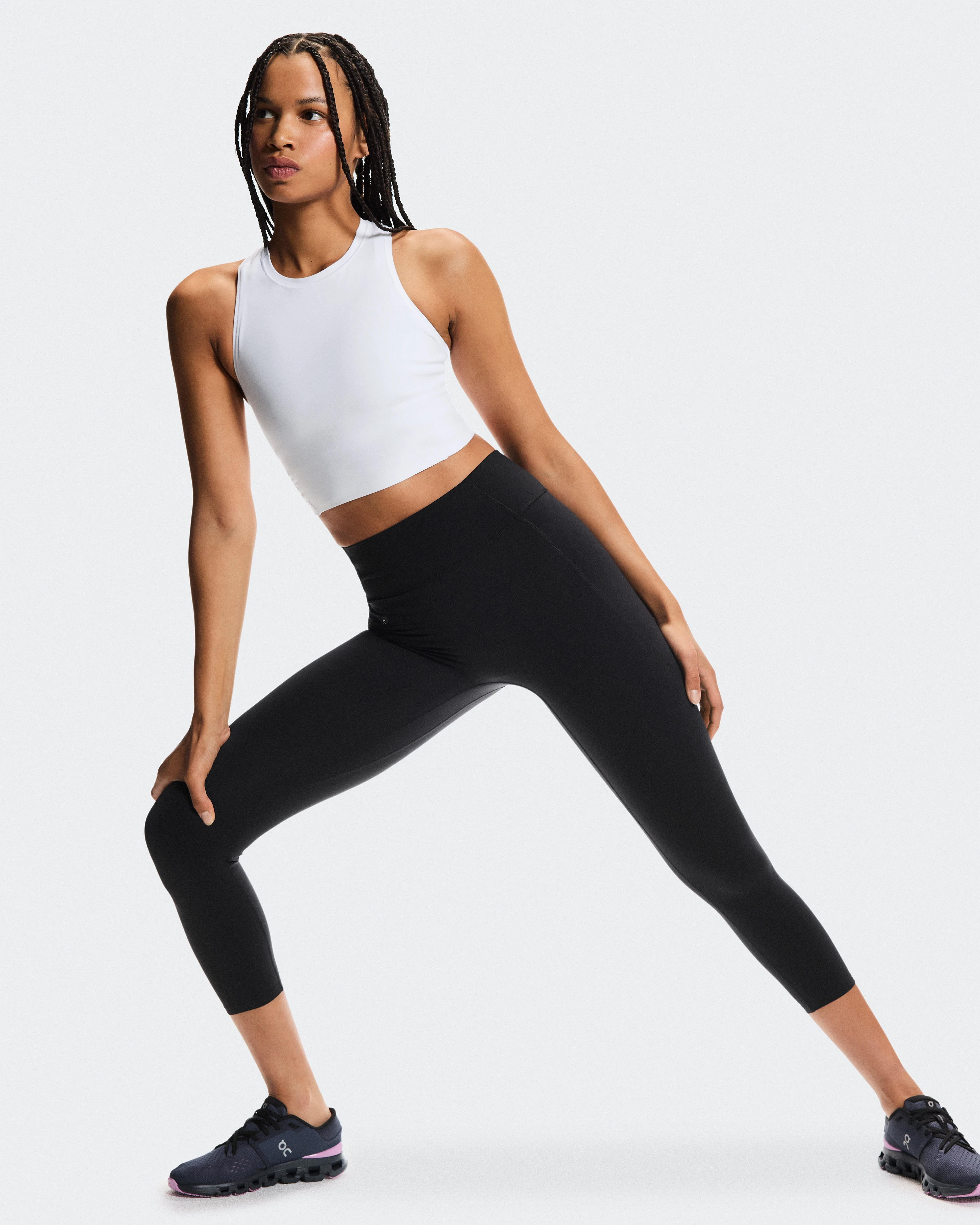 On Studio Tights 7/8 Black Women Tights