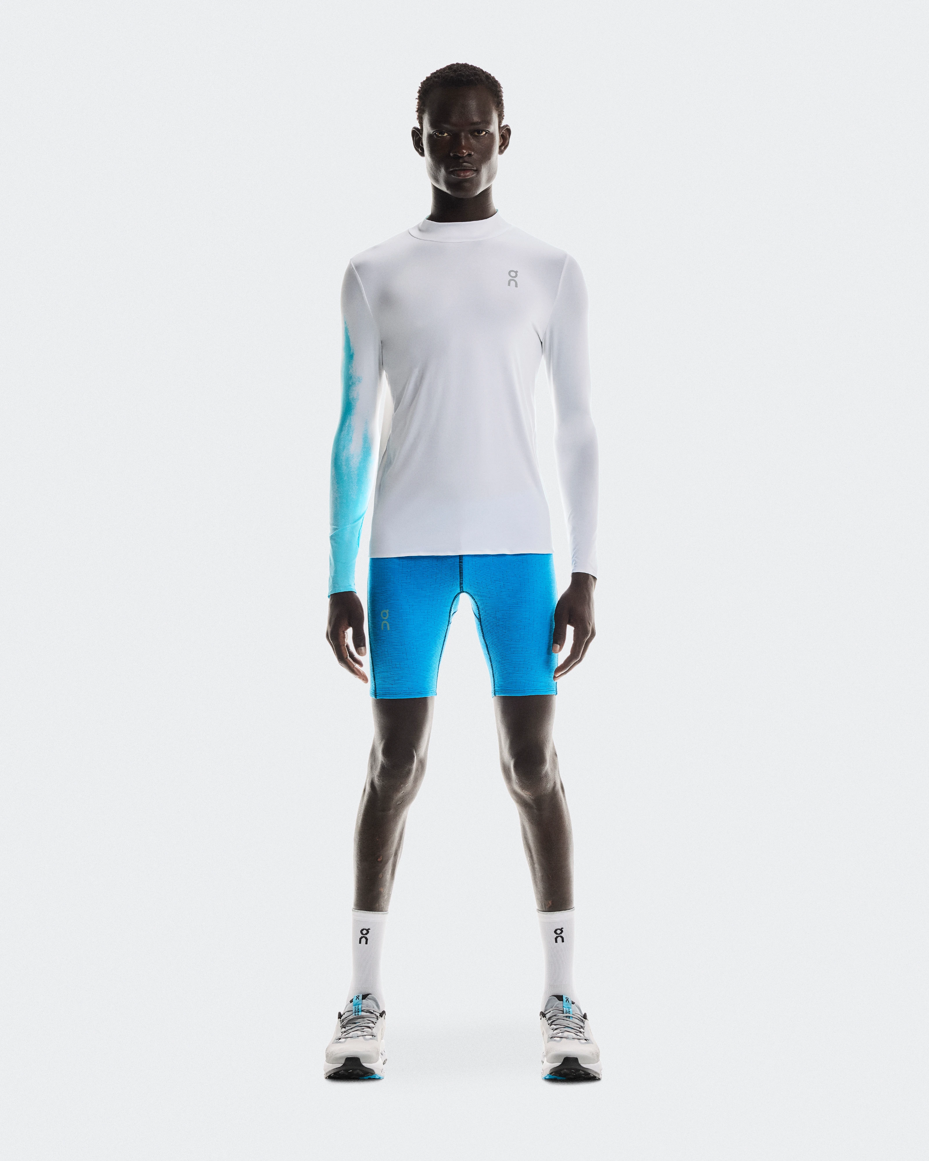 On Pace Long-T White & Horizon Men Tops and t-shirts