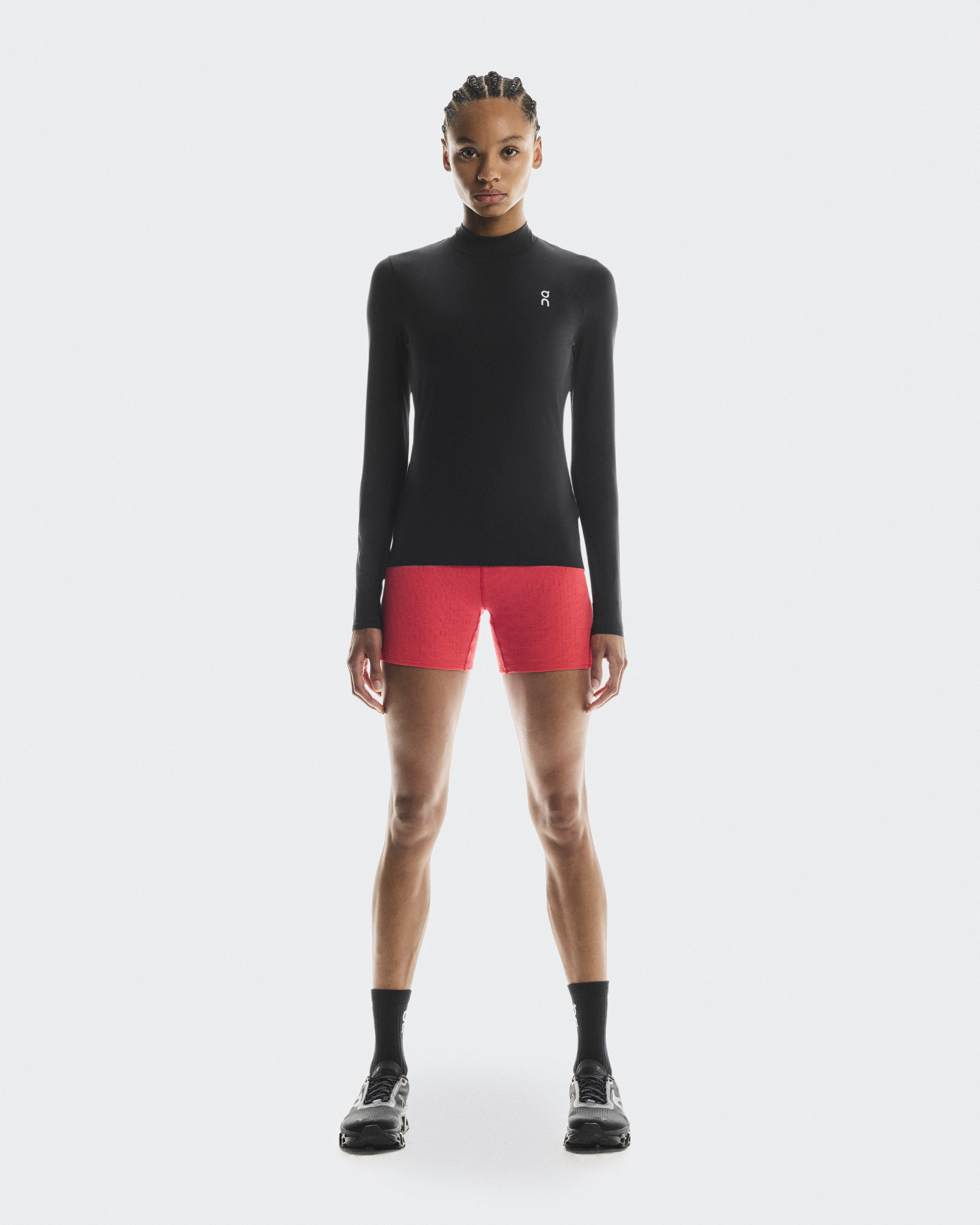 On Women's Pace Long-T Long-Sleeve Shirt in Black, Size: XS, Polyester