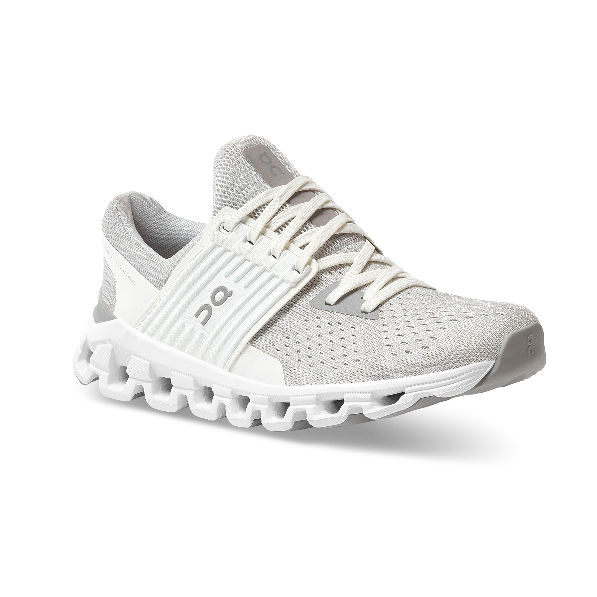 On Cloudswift Glacier & White Feminino Corrida de rua Tênis