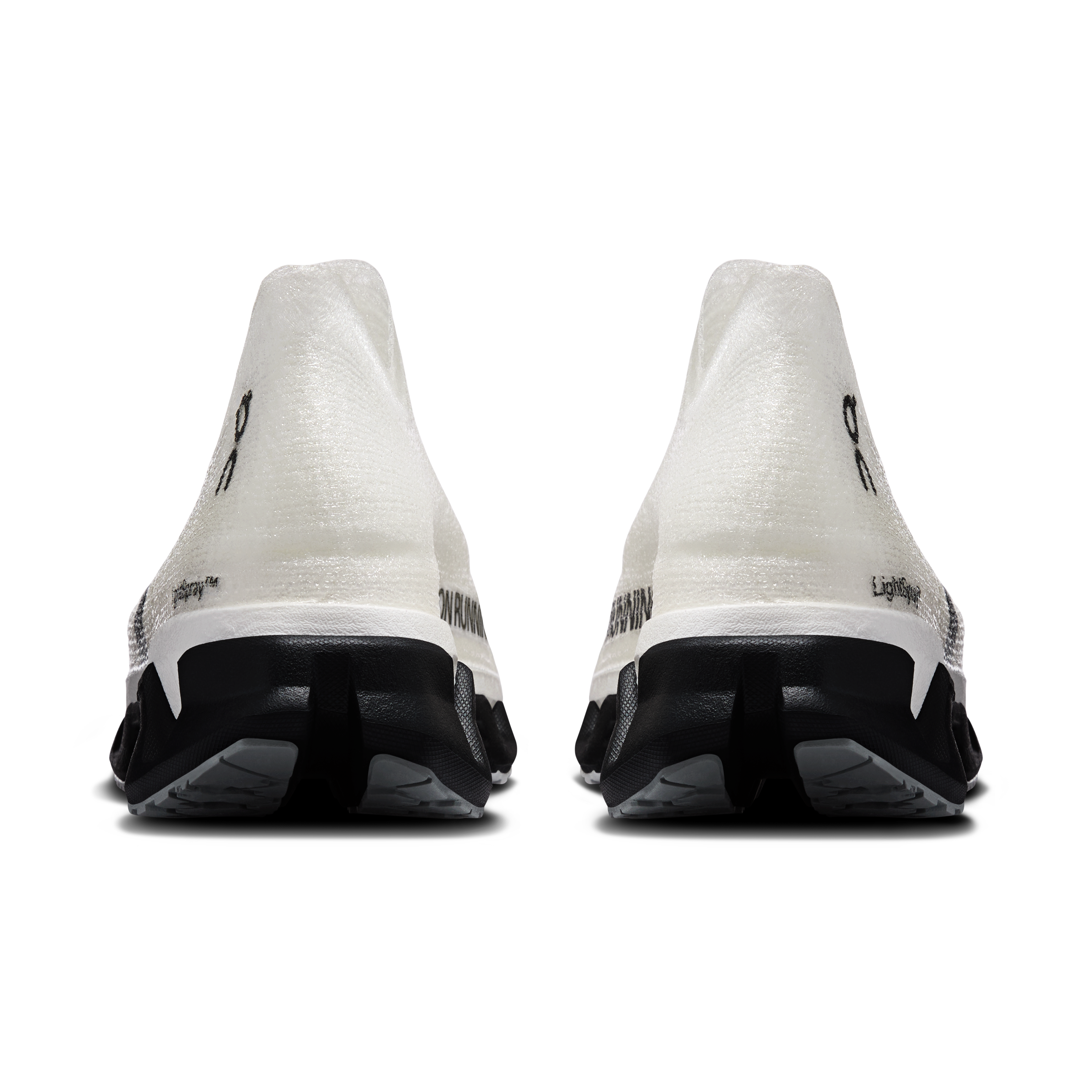 On LightSpray Cloudmonster 3 Hyper Black & Apollo Unisex Road running Shoes