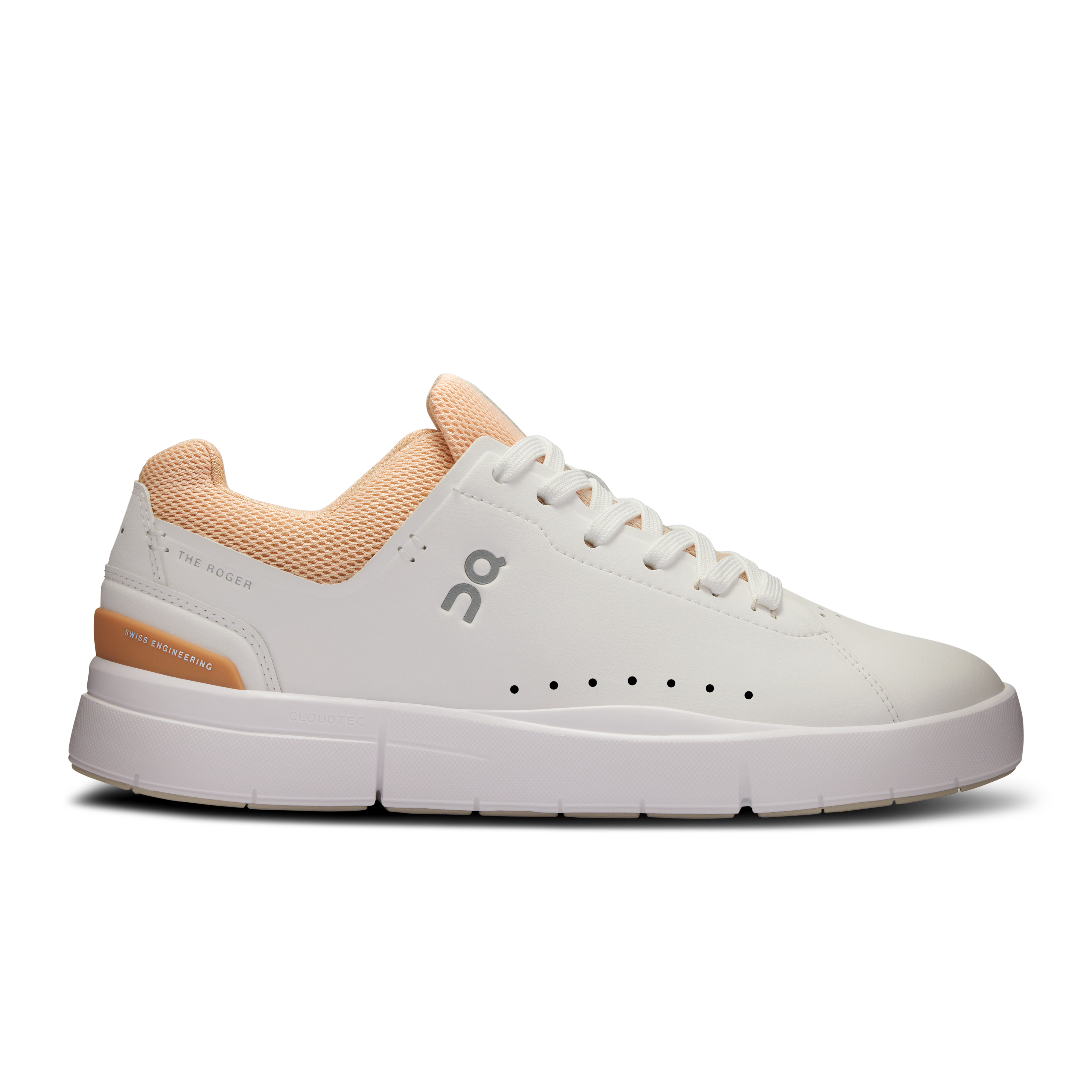 THE ROGER Advantage Lifestyle Shoe in White/Savannah