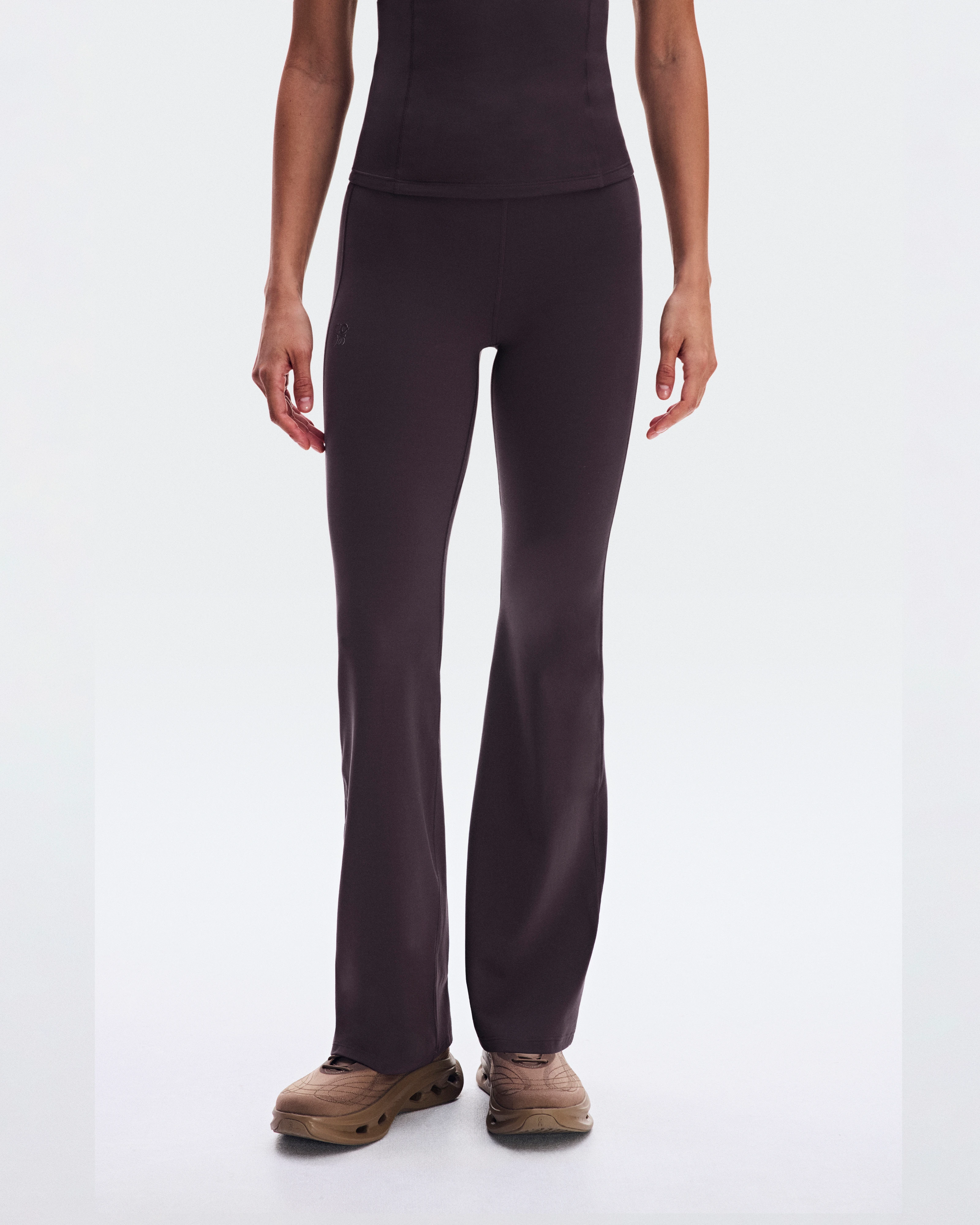 On Bootleg Trousers LOEWE Purple Women Pants
