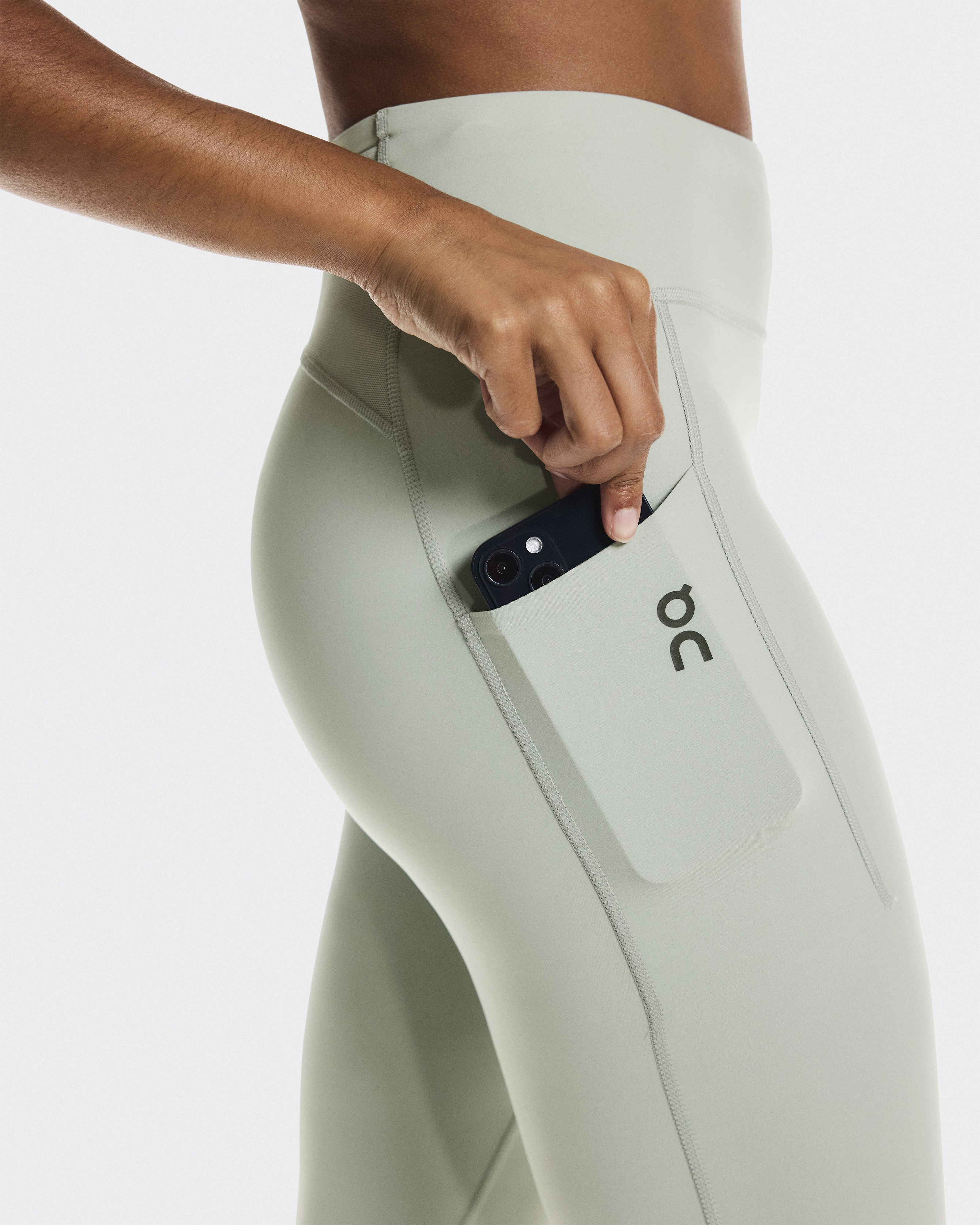 Women's Performance Tights | Green & Grey | On United States