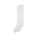 Terry Sock Knee High in White