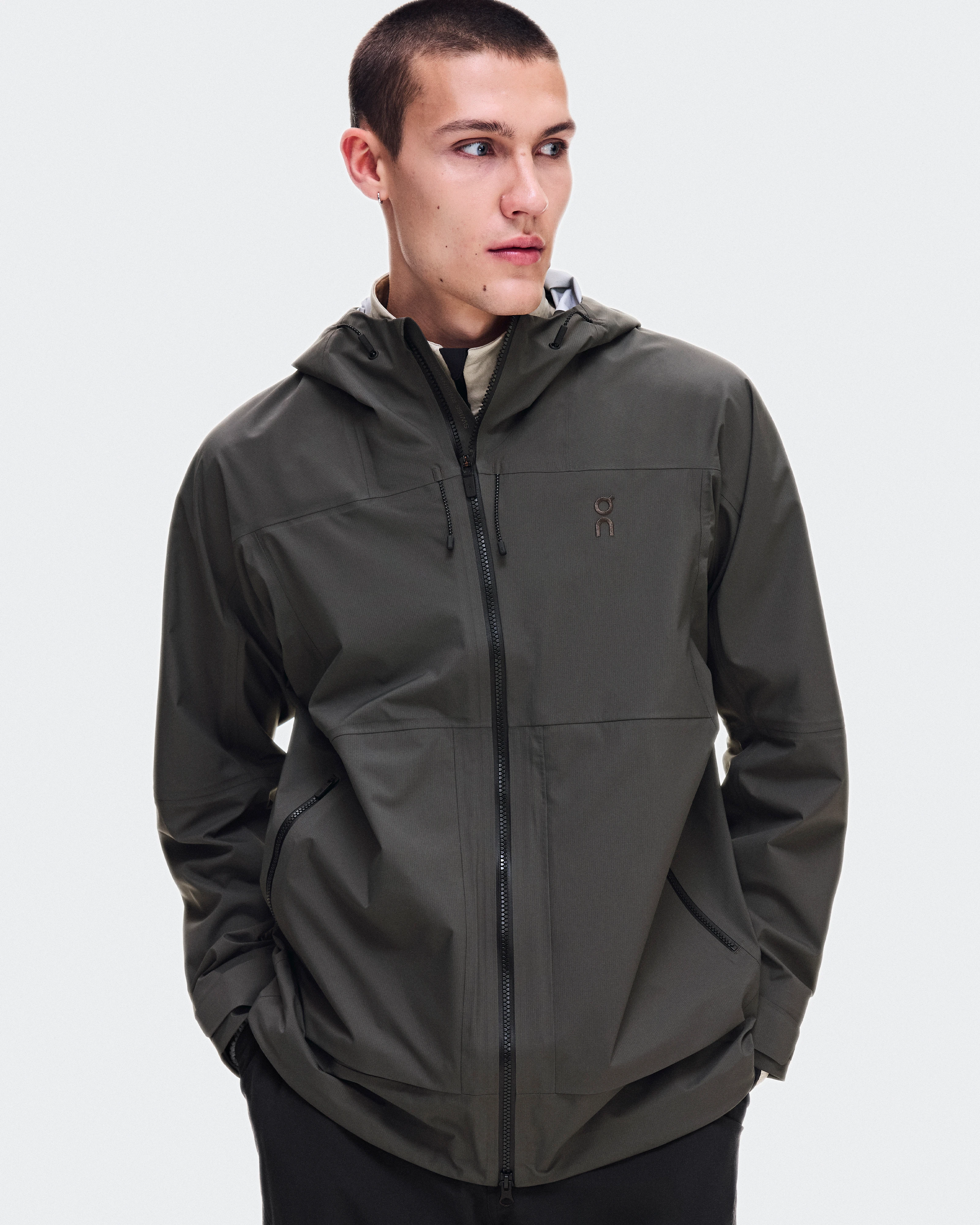 On Ascent Jacket Espresso Masculino Jaquetas
