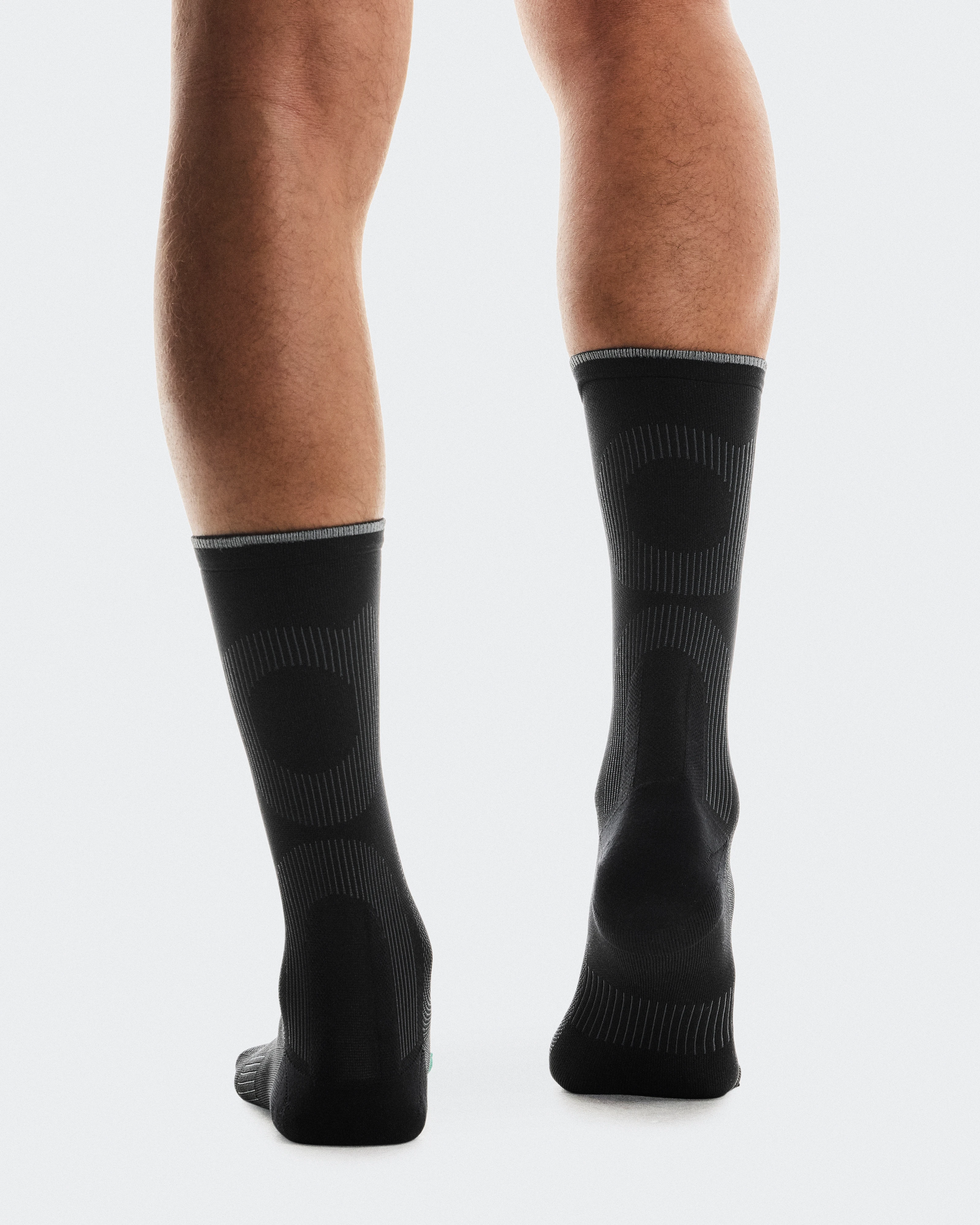 On Elite Run Sock High Black Unisex Socks