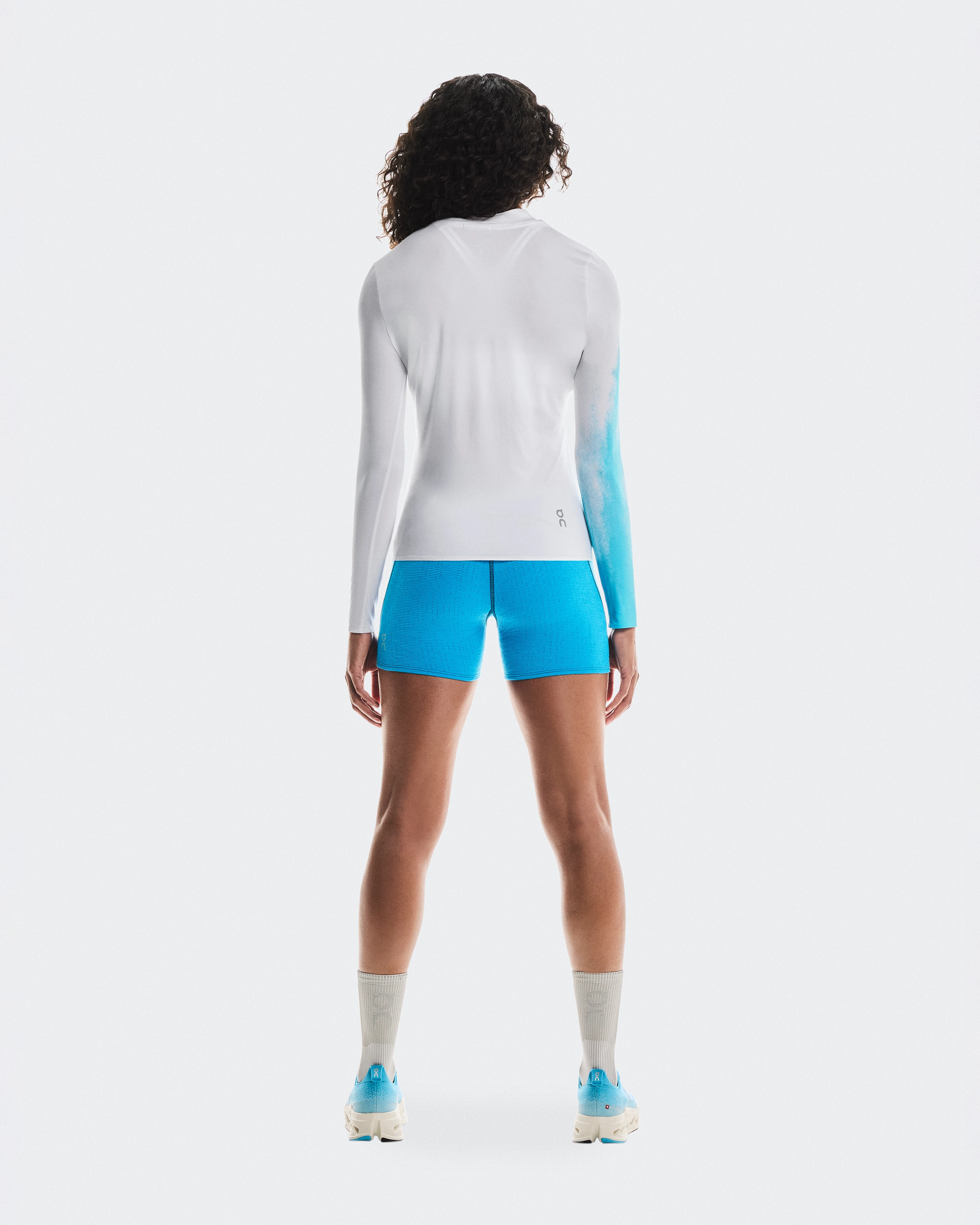On Pace Long-T White & Horizon Women Tops and t-shirts
