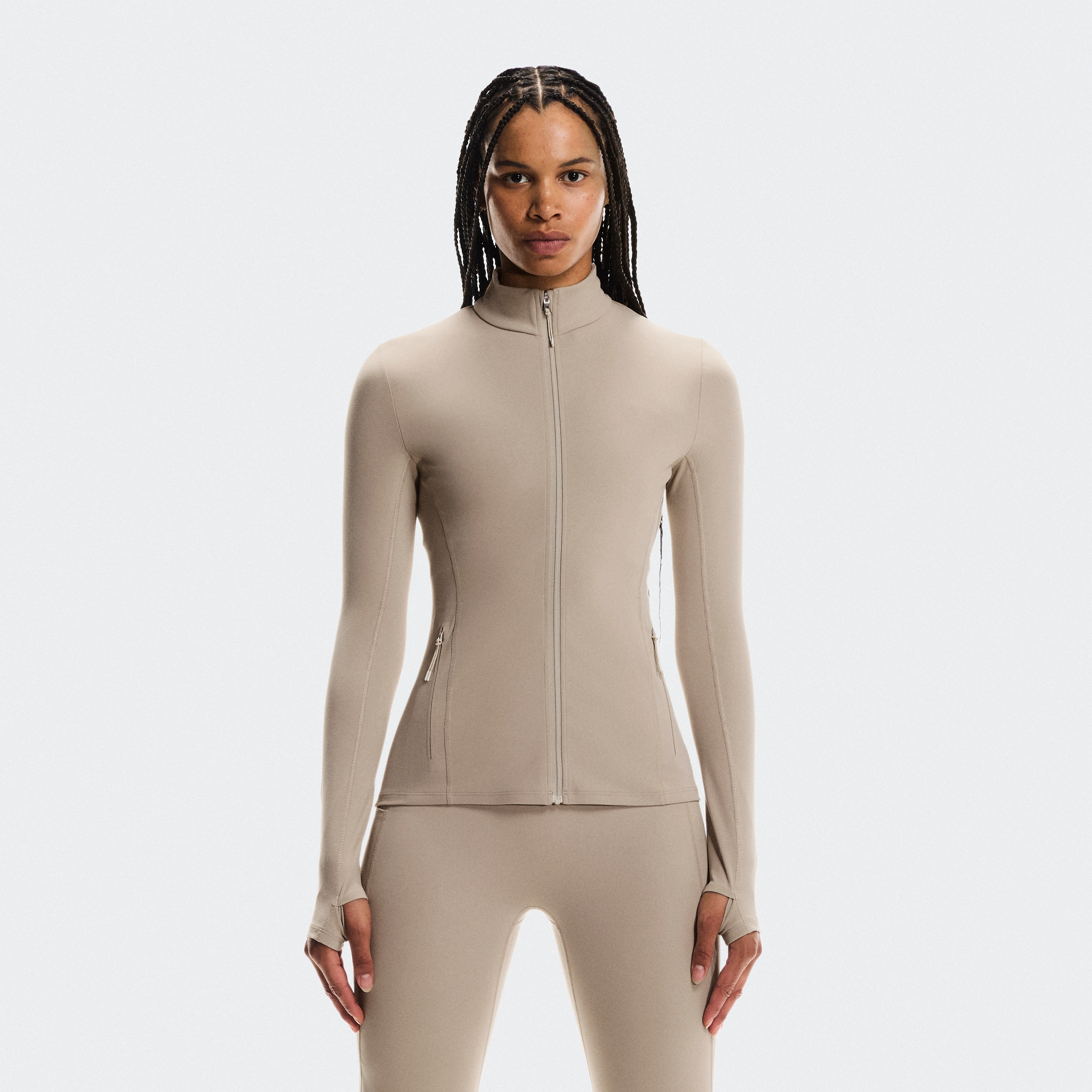 On Studio Jacket Beige Women Women – Training, all-day wear Jackets