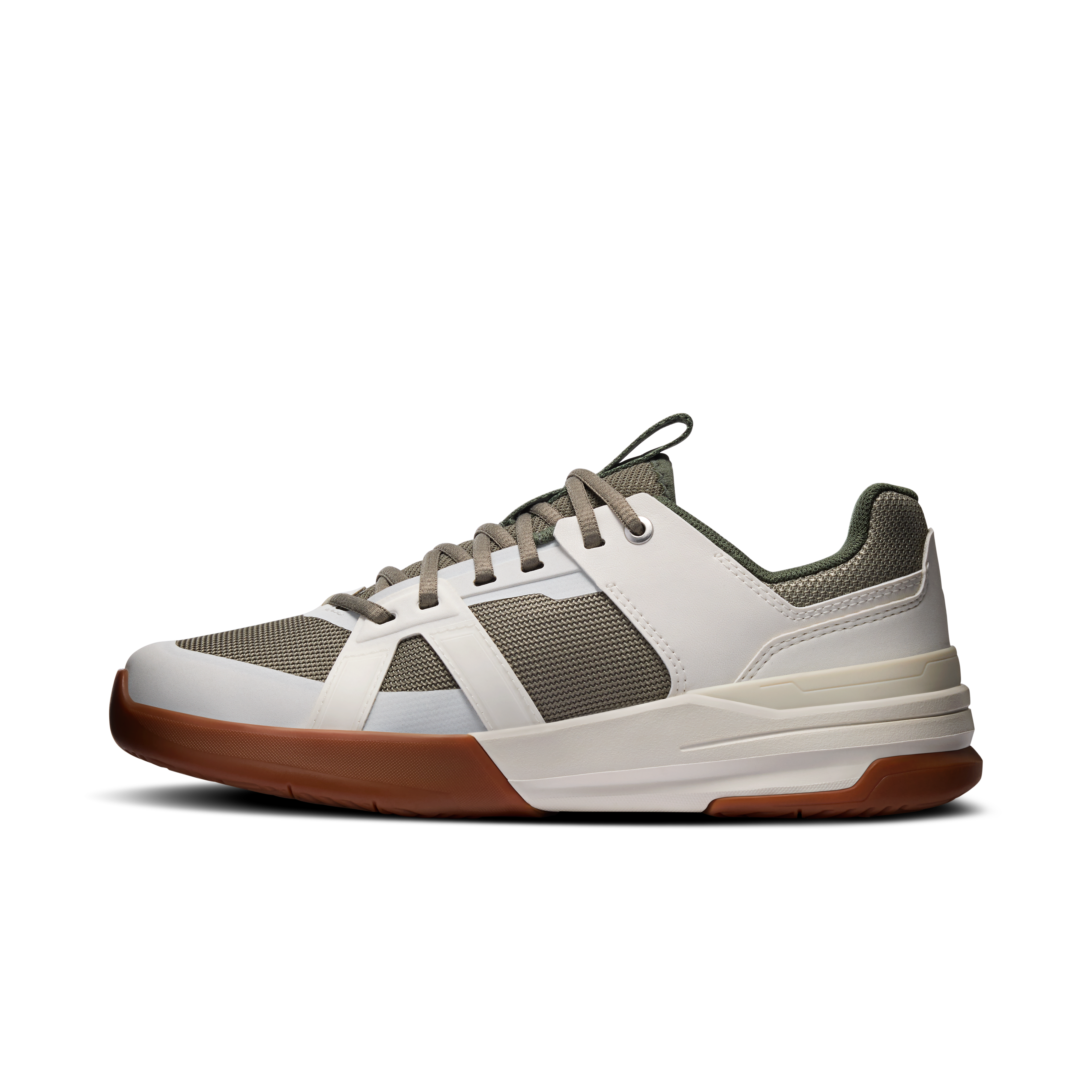 On THE ROGER Clubhouse Pro Youth Ivory & Olive Youth Active life Shoes