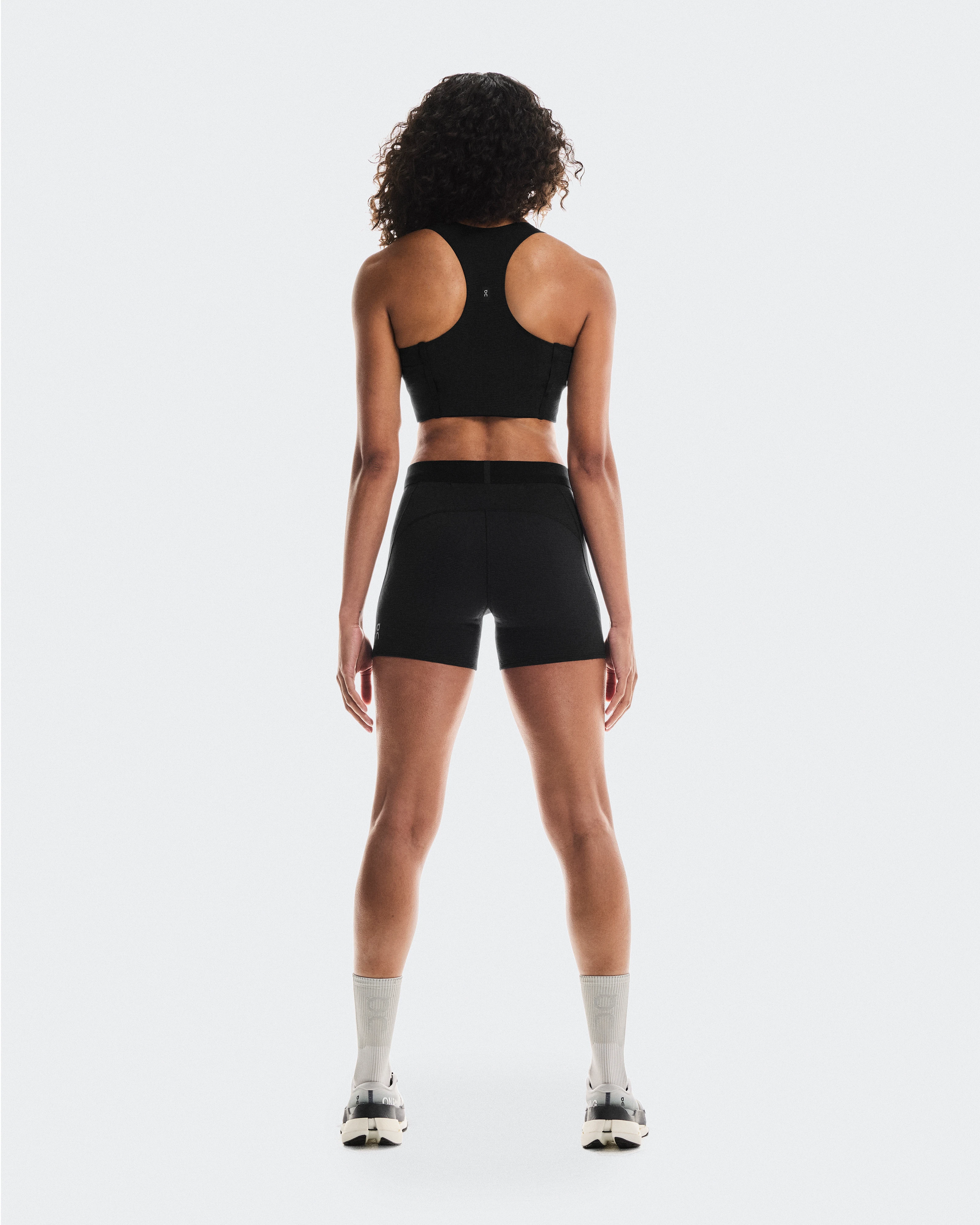 On Pace Tights Short Black Women Tights