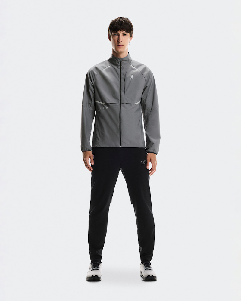 On Men's Weather Jacket Lumos in Eclipse, Size: Large, Polyamide/Polyester Mesh