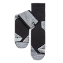 Explorer Merino Sock in Black/Glacier