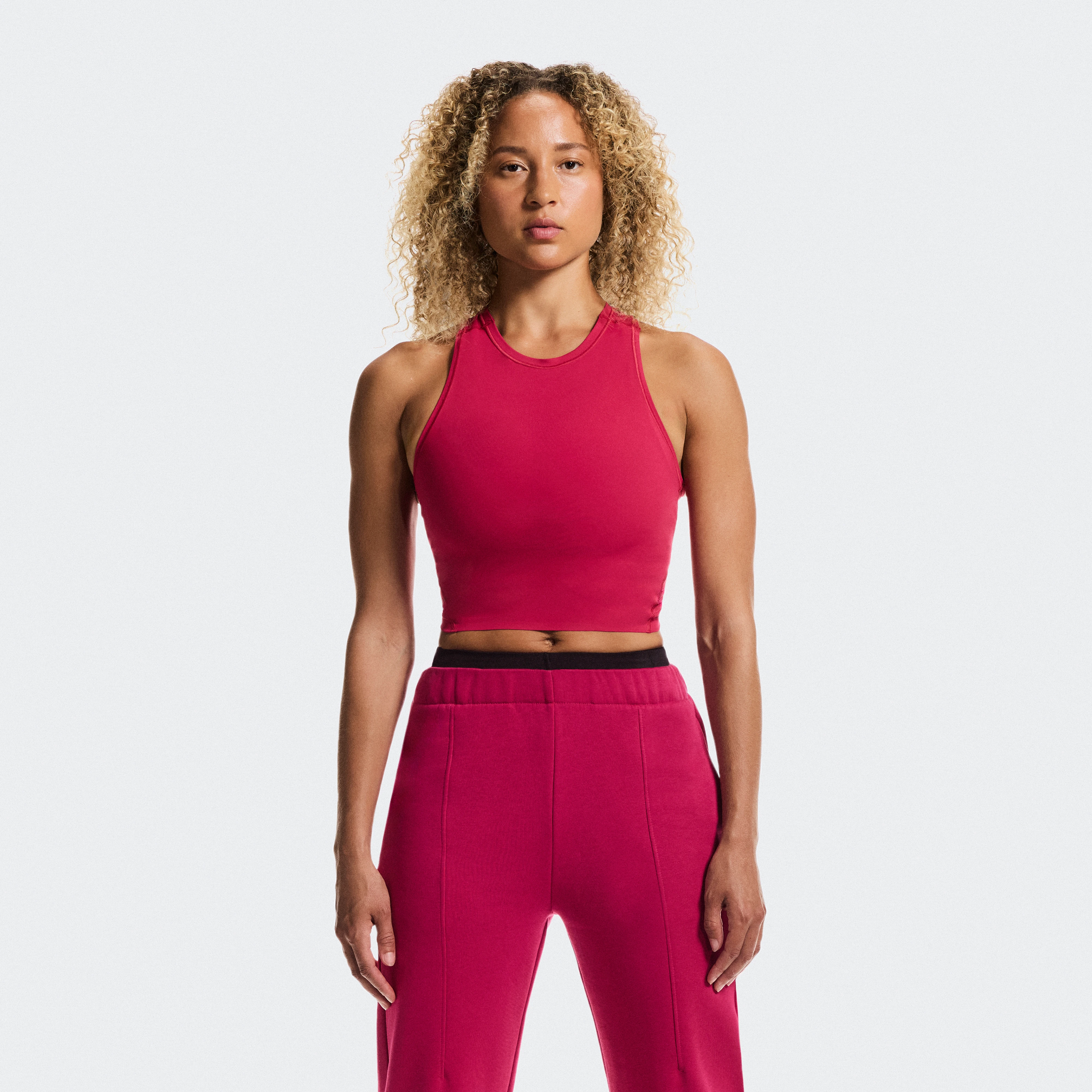 On Studio Crop Pink Women Women – Low-intensity workouts, yoga, light runs Tops and t-shirts