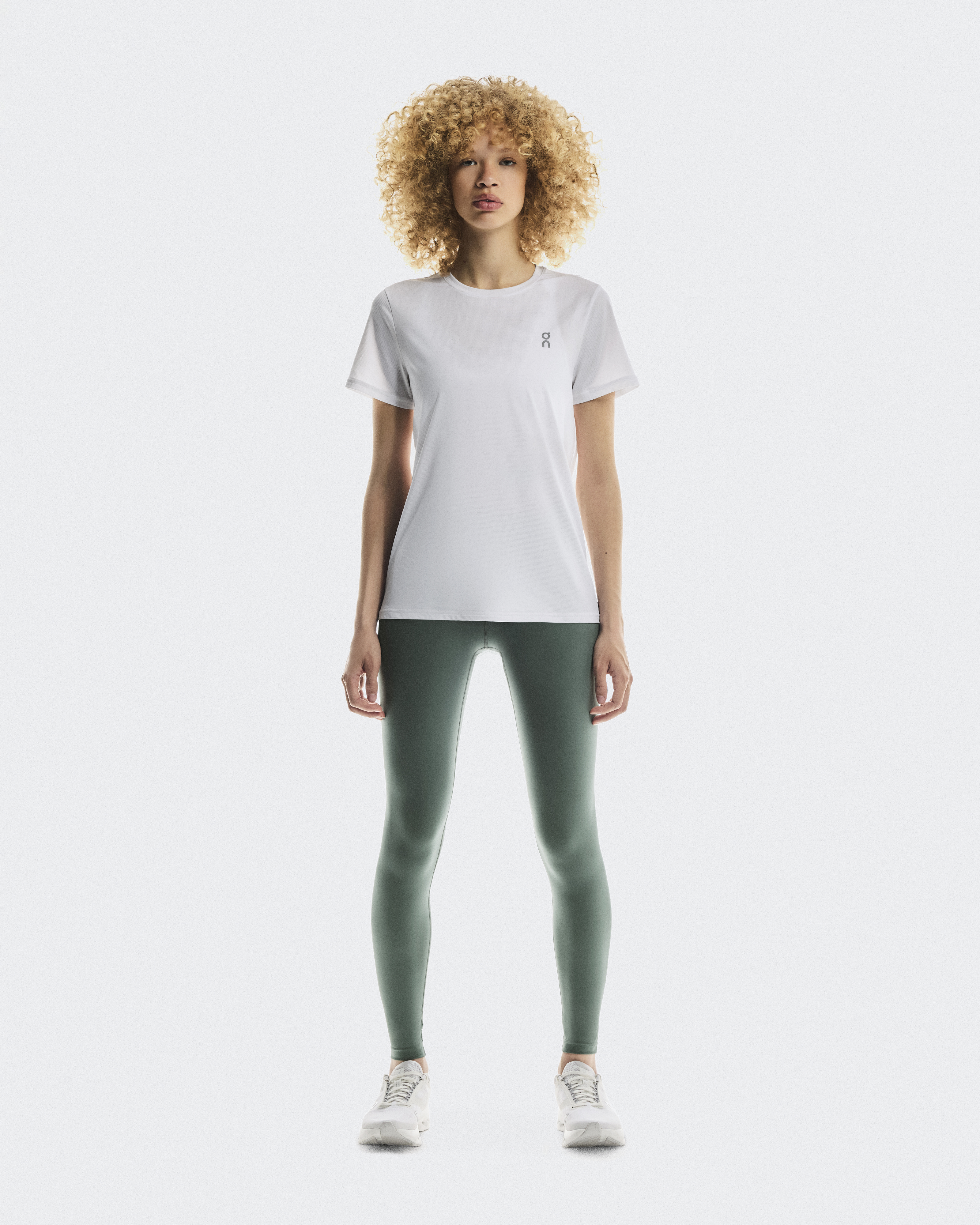 On Women's Core Tights in Olive, Size: XL, Polyamide/Mesh