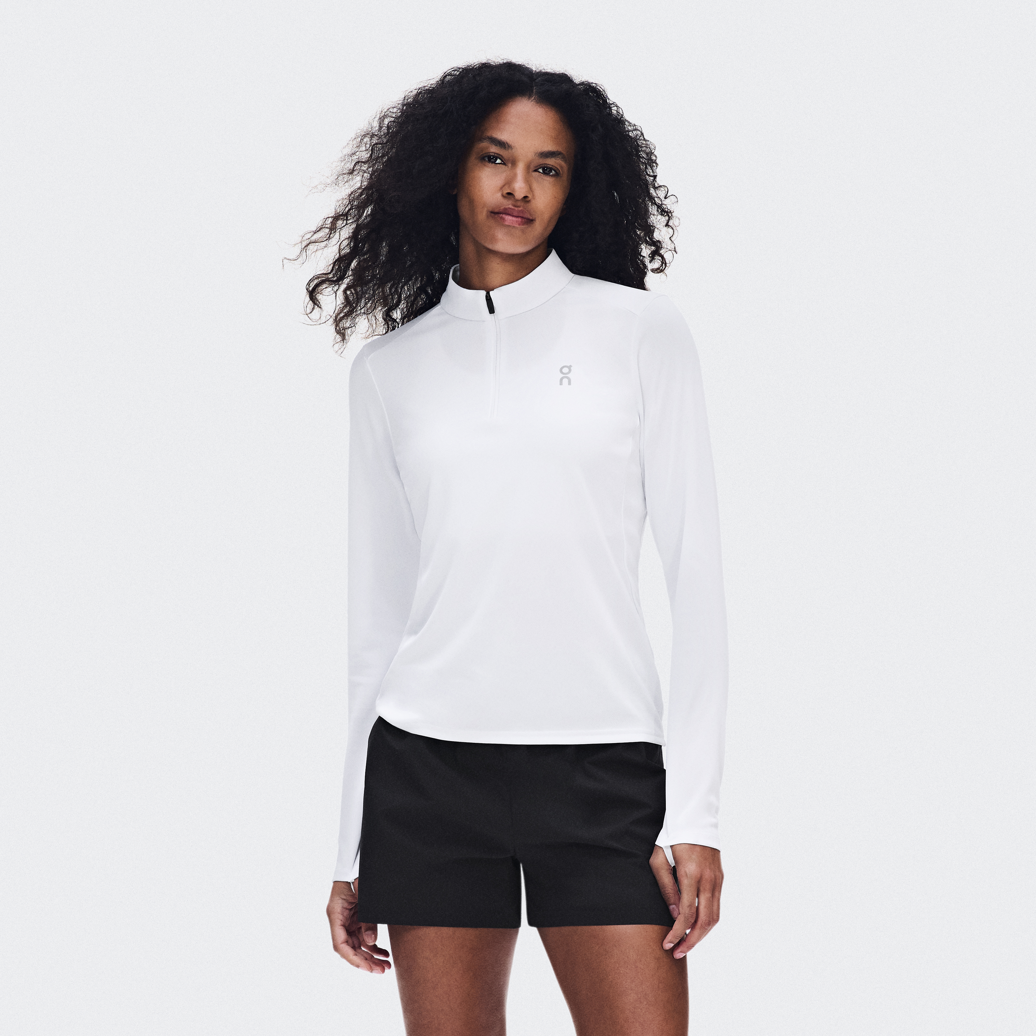 Core 1/4 Zip Jacket in White