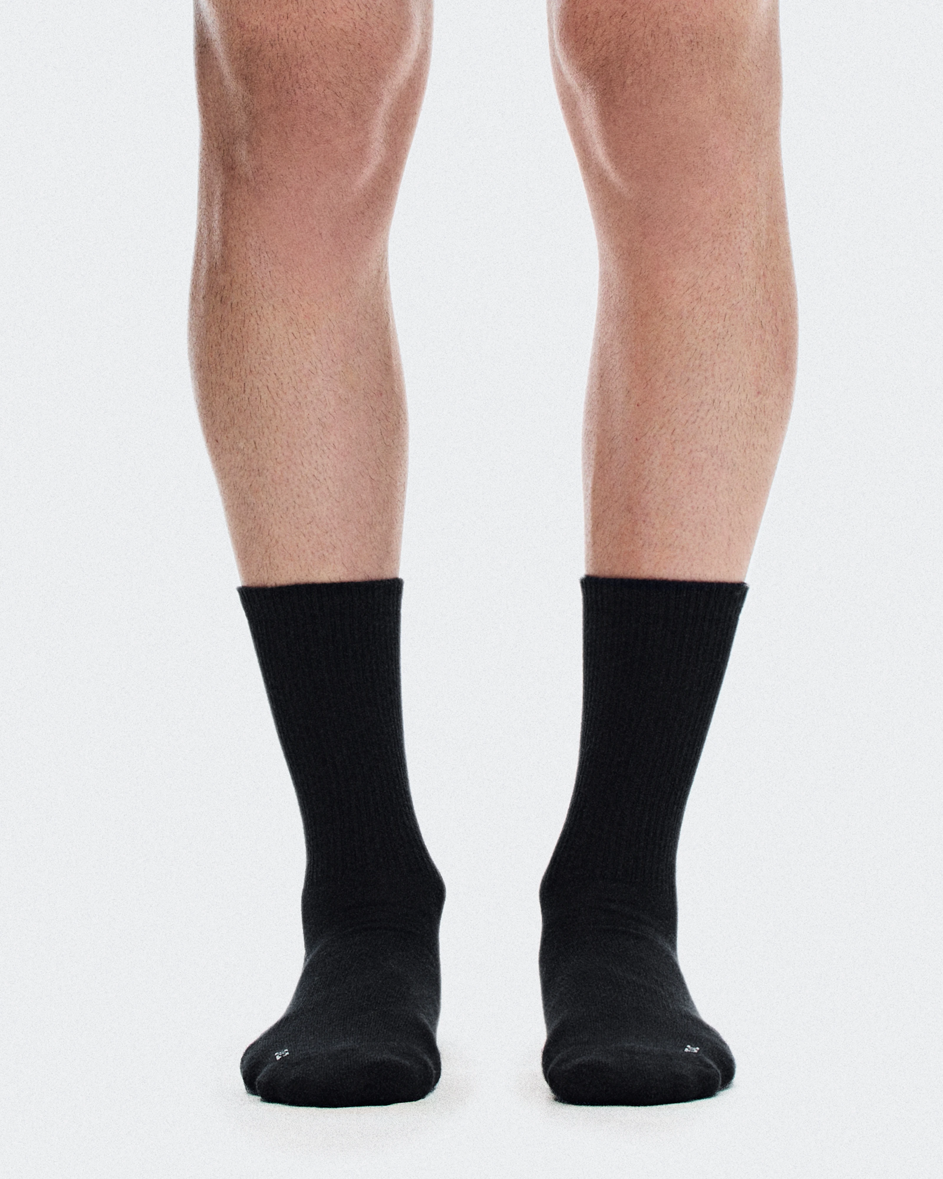 On Club Sock High 2P Black Unisex Socks