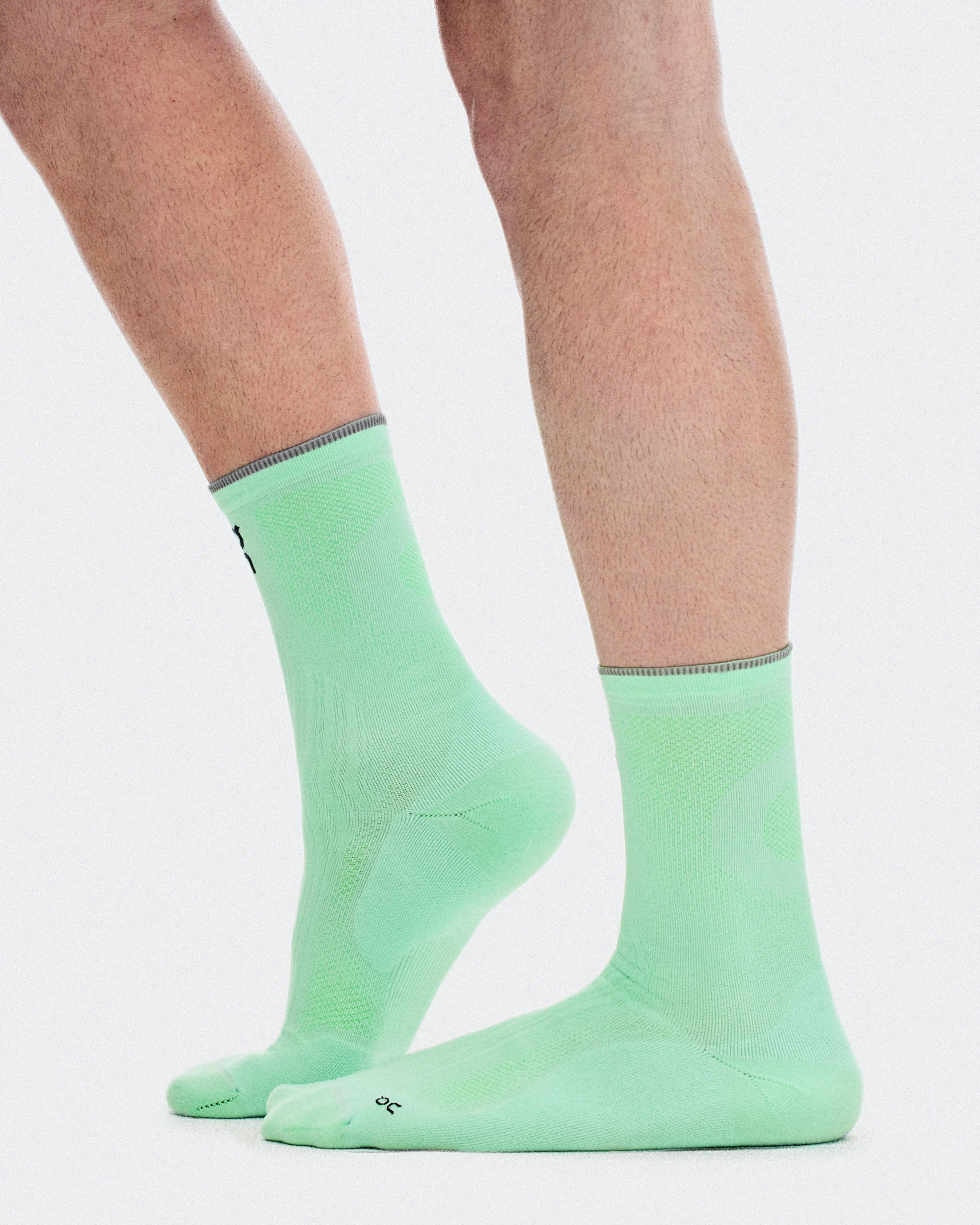 On Elite Run Sock High Hyper Celeste & Verdite Unisex Socks
