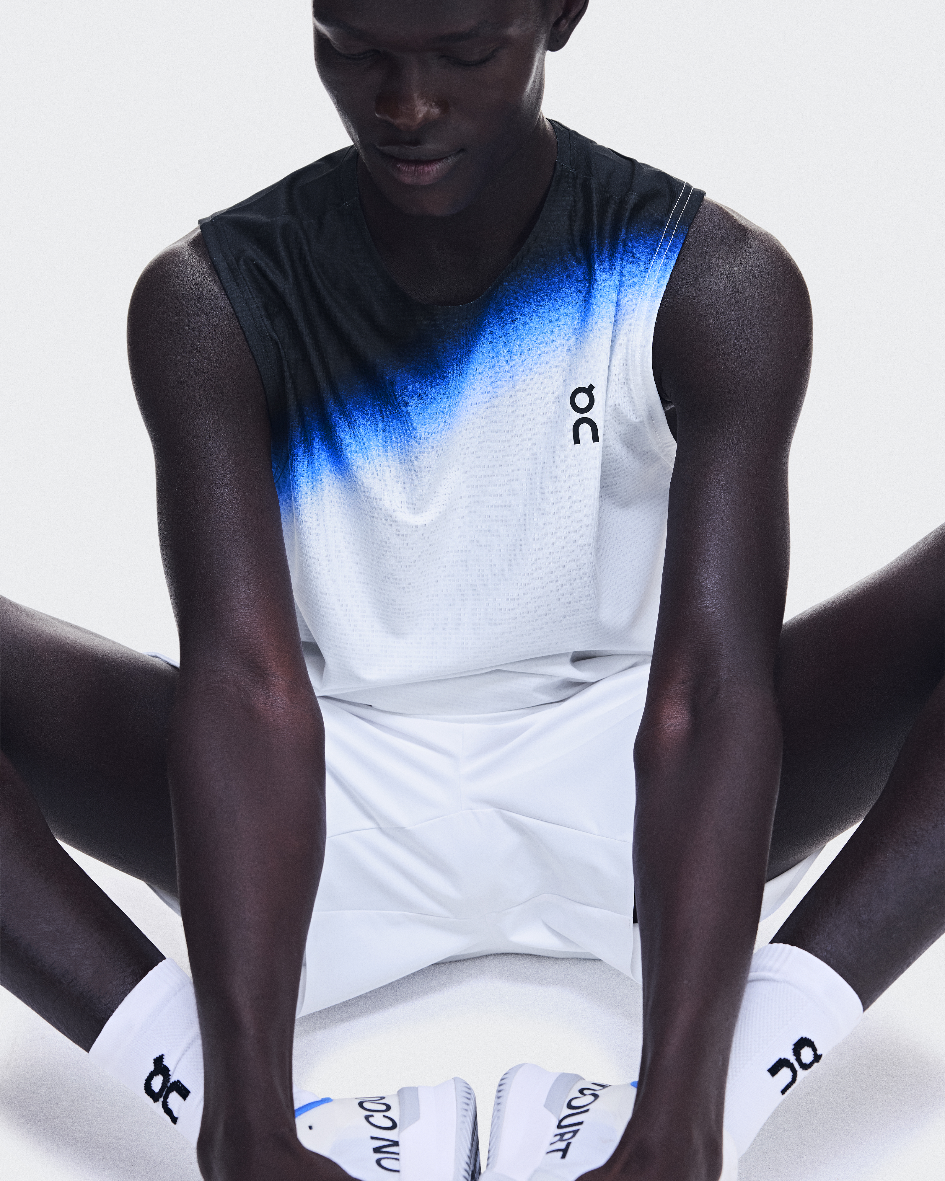Men's Court Tank Swing | White & Blue | On United States