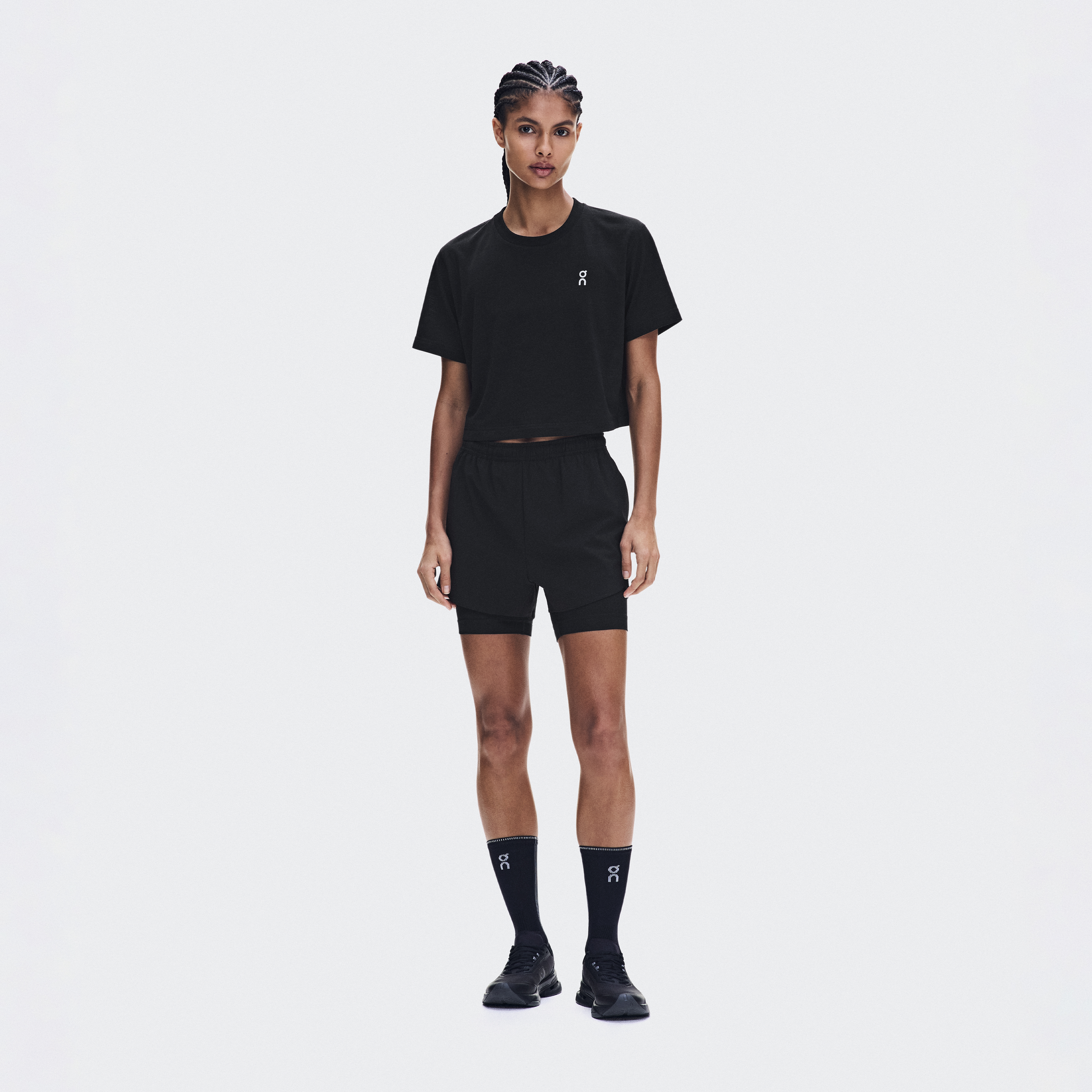 Train 2-in-1 Shorts in Black
