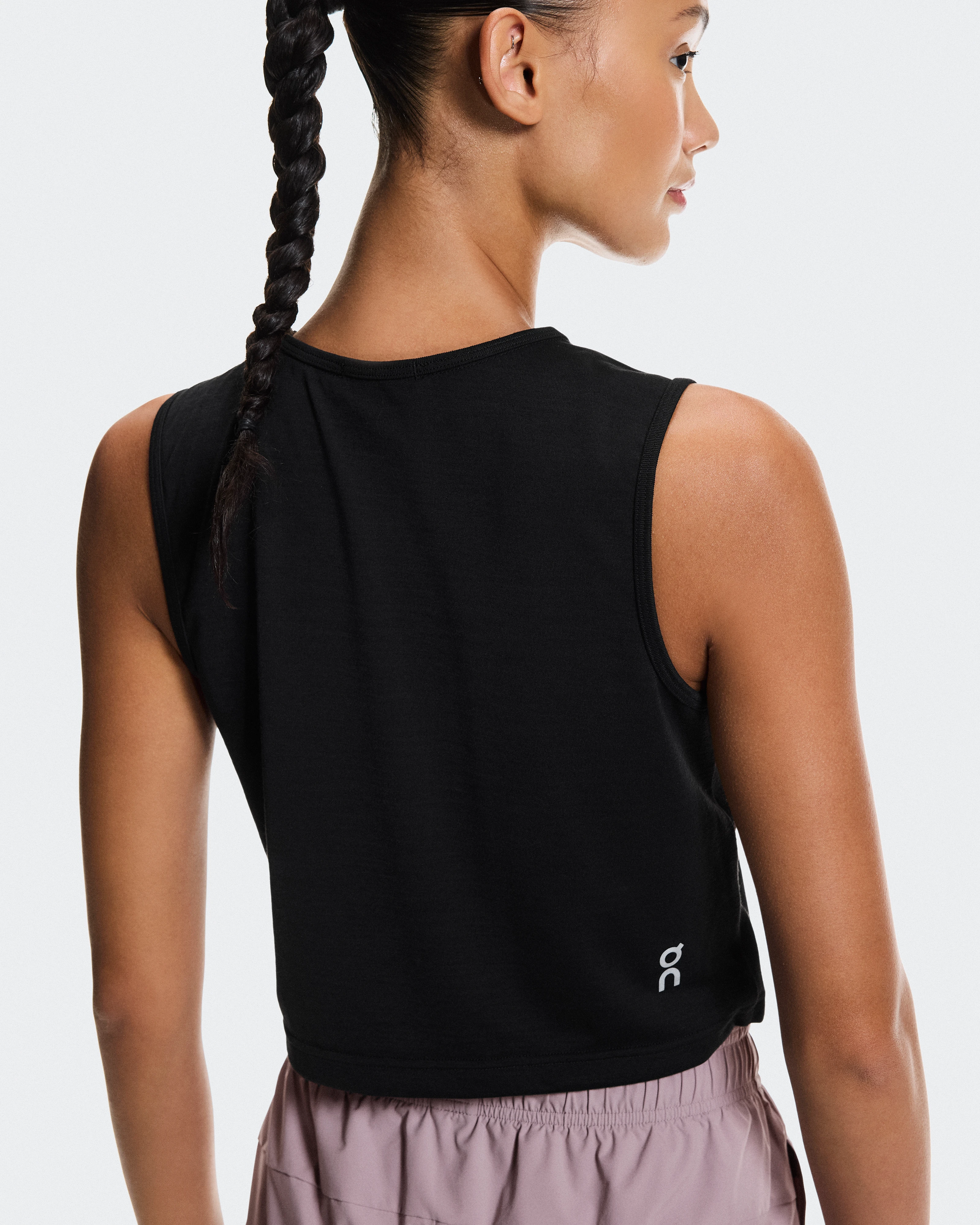 On On Run Tank Black Women Tops and t-shirts