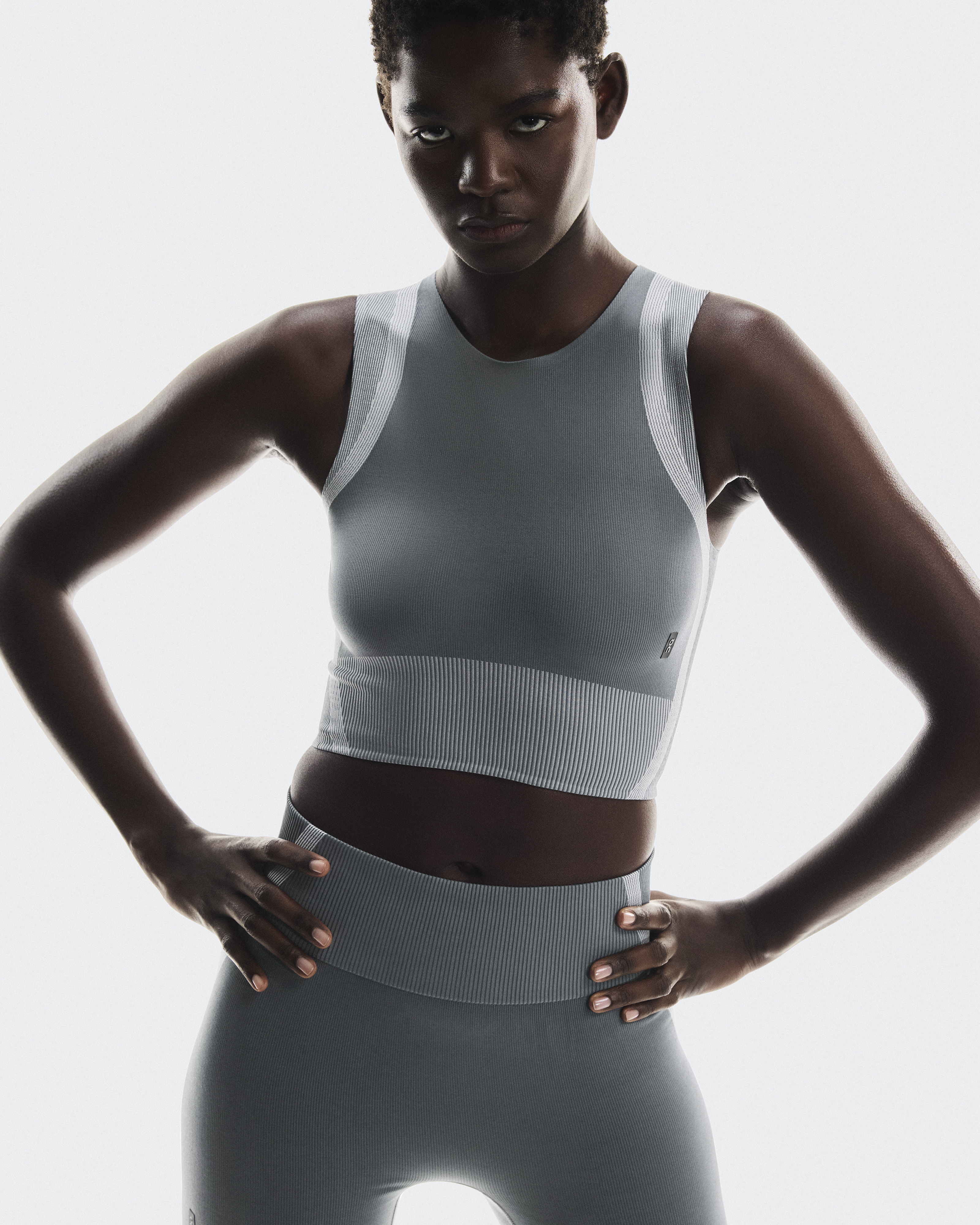 Women's Studio Knit Crop | Grey | On United States