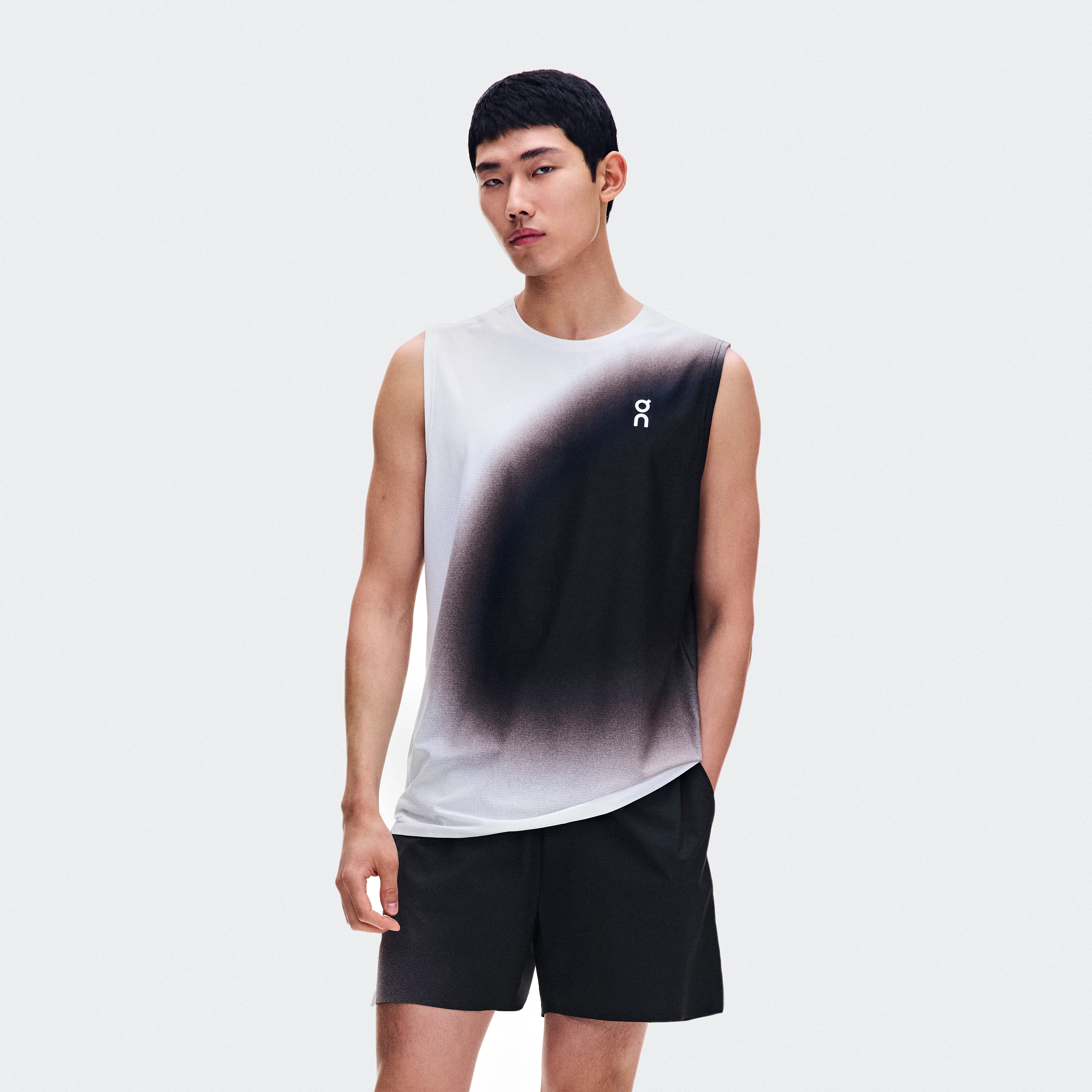 On Court Tank Swing White & Mulberry Men – Tennis, racket sports Tops and t-shirts Tennis