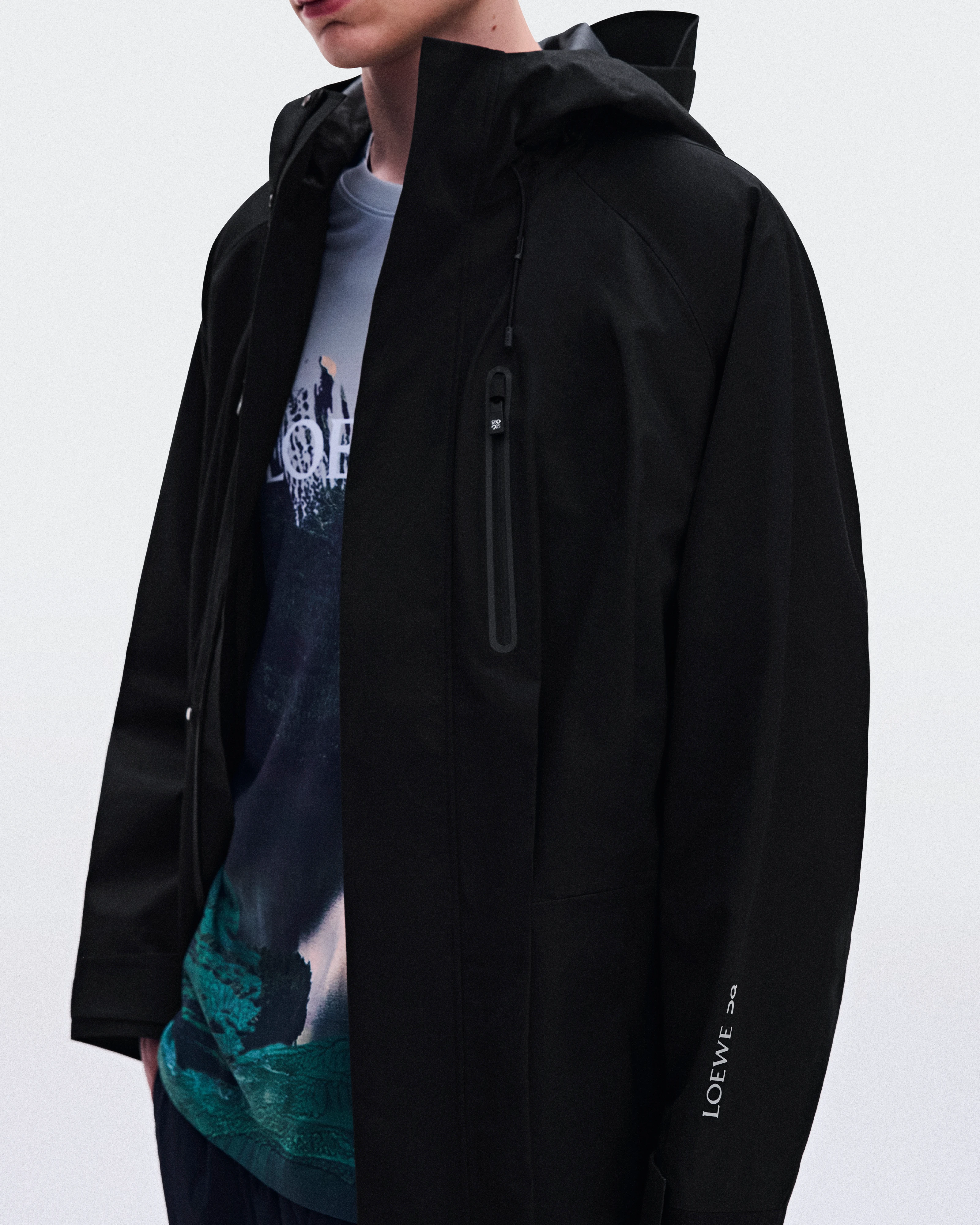 On Parka LOEWE Black Men Jackets