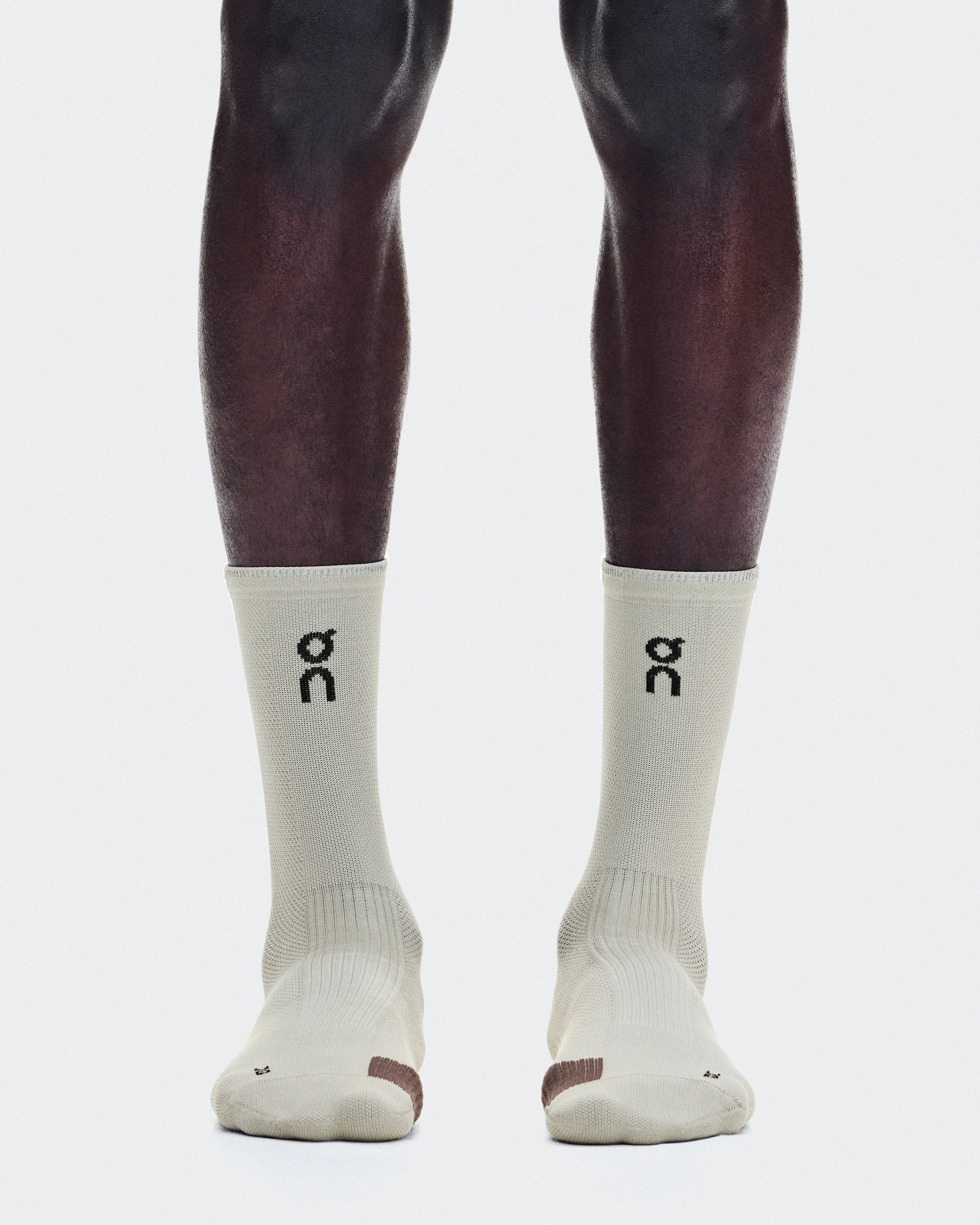 On Performance Run Sock High Brume & Clove Unisex Socks