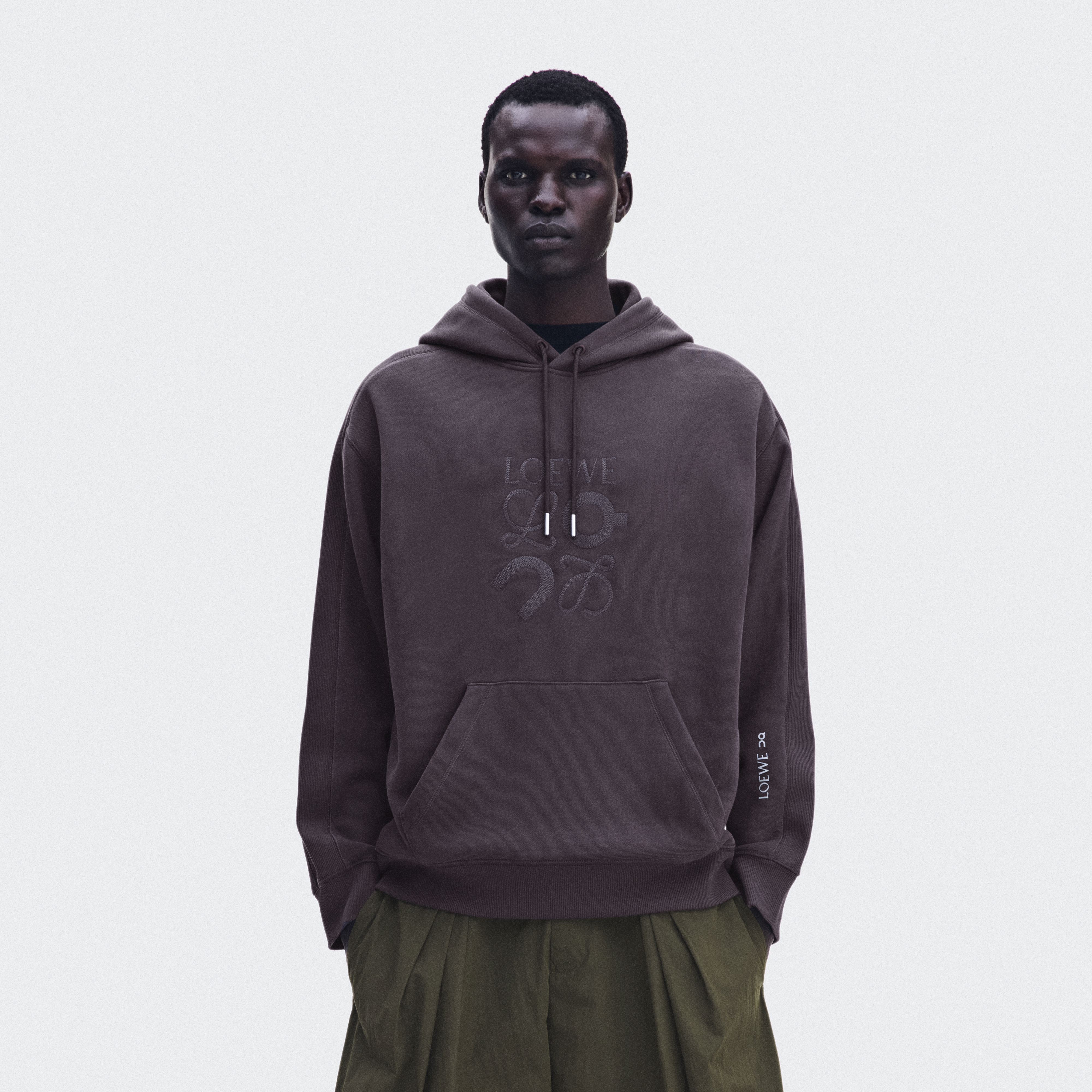 Hoodie LOEWE in Purple