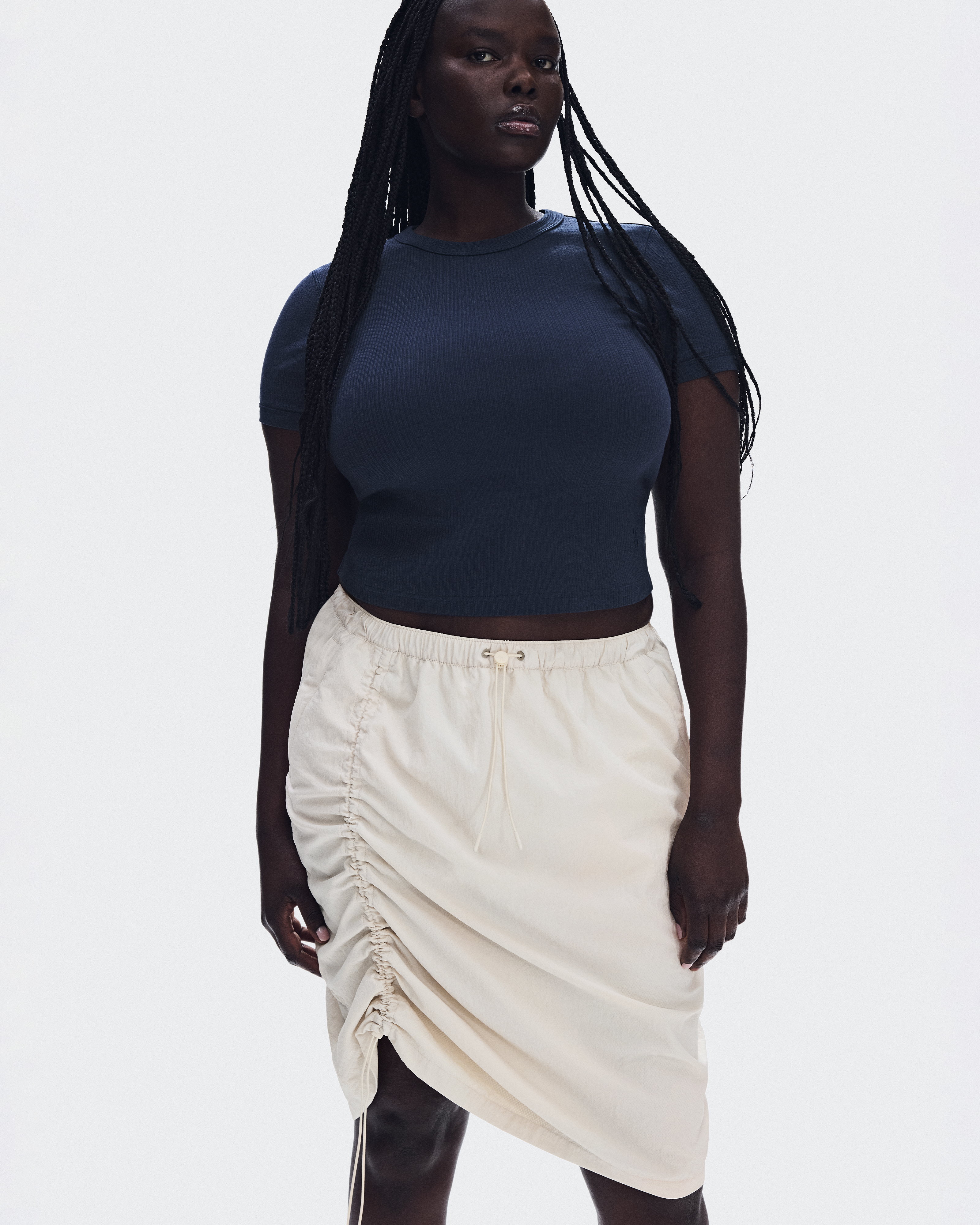 Women's Drawstring Midi Skirt | Grain | On United States