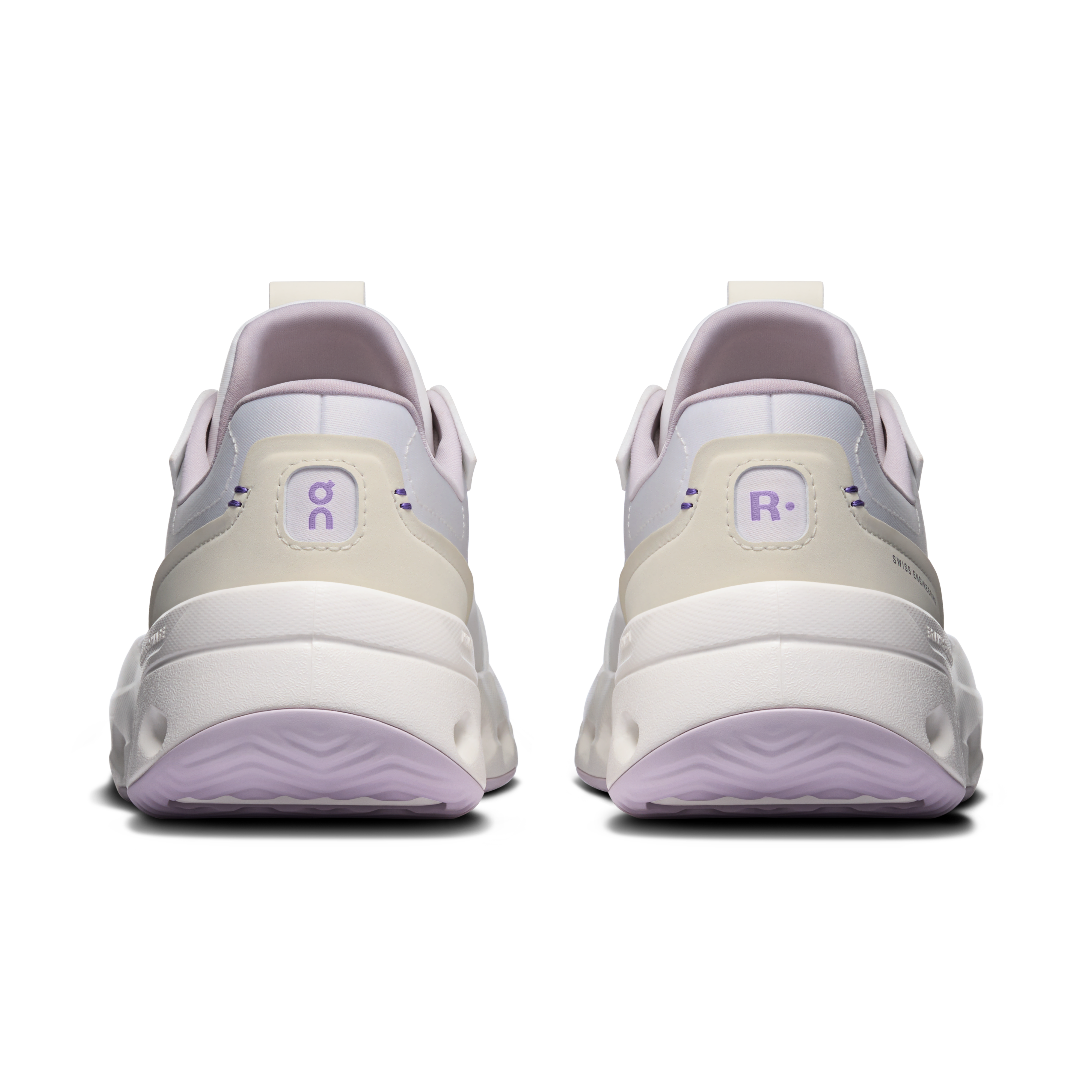 On THE ROGER Wildcard Ivory & Orchid Women Tennis Shoes
