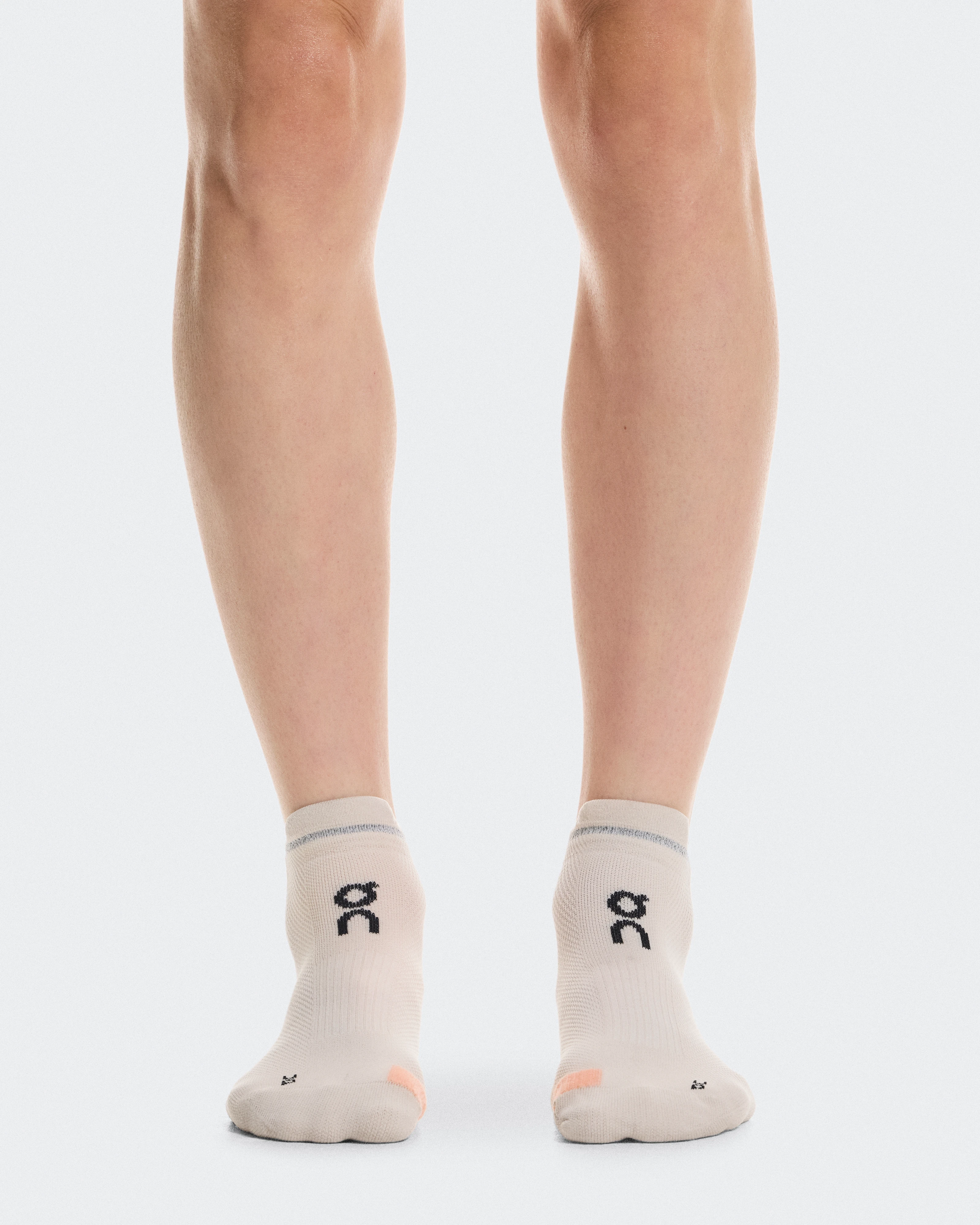 On Performance Run Sock Low Pearl & Sunstone Unisex Socks