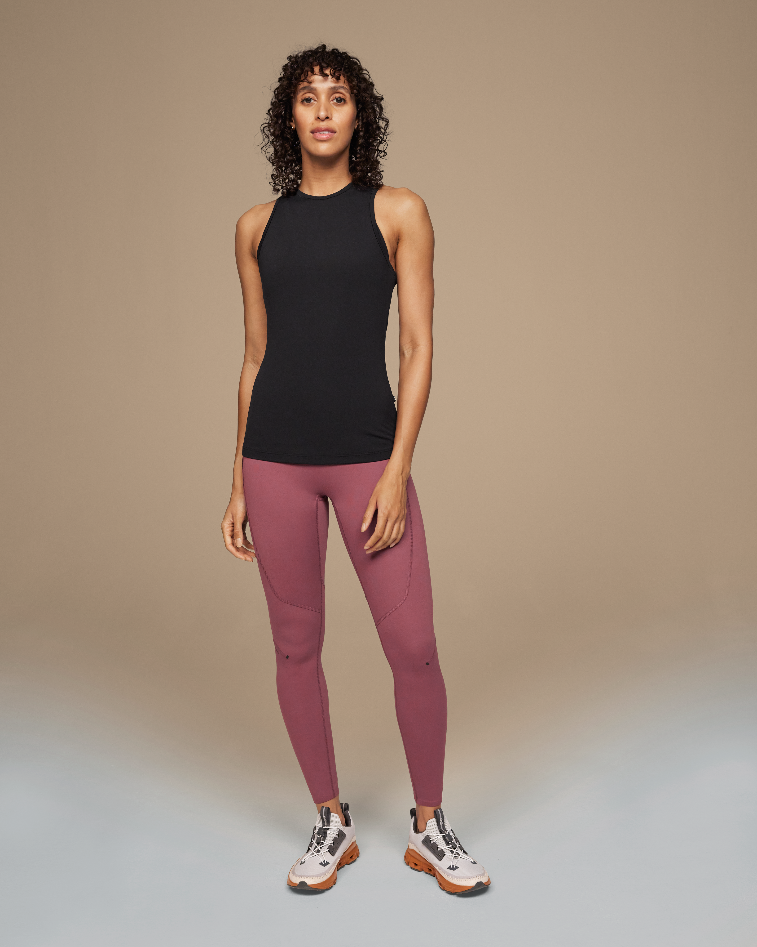 On Movement Tank Black Women Tops and t-shirts